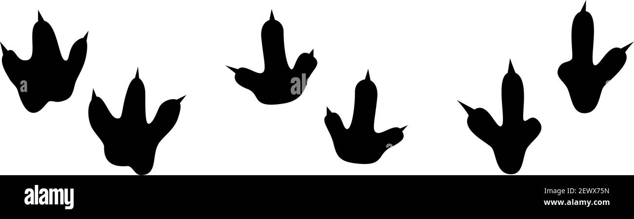 Dinosaurier Fußabdruck Spuren Vektor-Set Illustration. Hintergrund mit Pfote, Klaue Raubtier. Dinosaurier Fußabdruck Illustration perfekt für Textil, Wrap und w Stock Vektor Dinosaurier Fußabdruck Spuren Vektor-Set Illustration. Hintergrund mit Pfote, Klaue Raubtier. Dinosaurier Fußabdruck Illustration perfekt für Textil, Wrap und w Stock Vektor