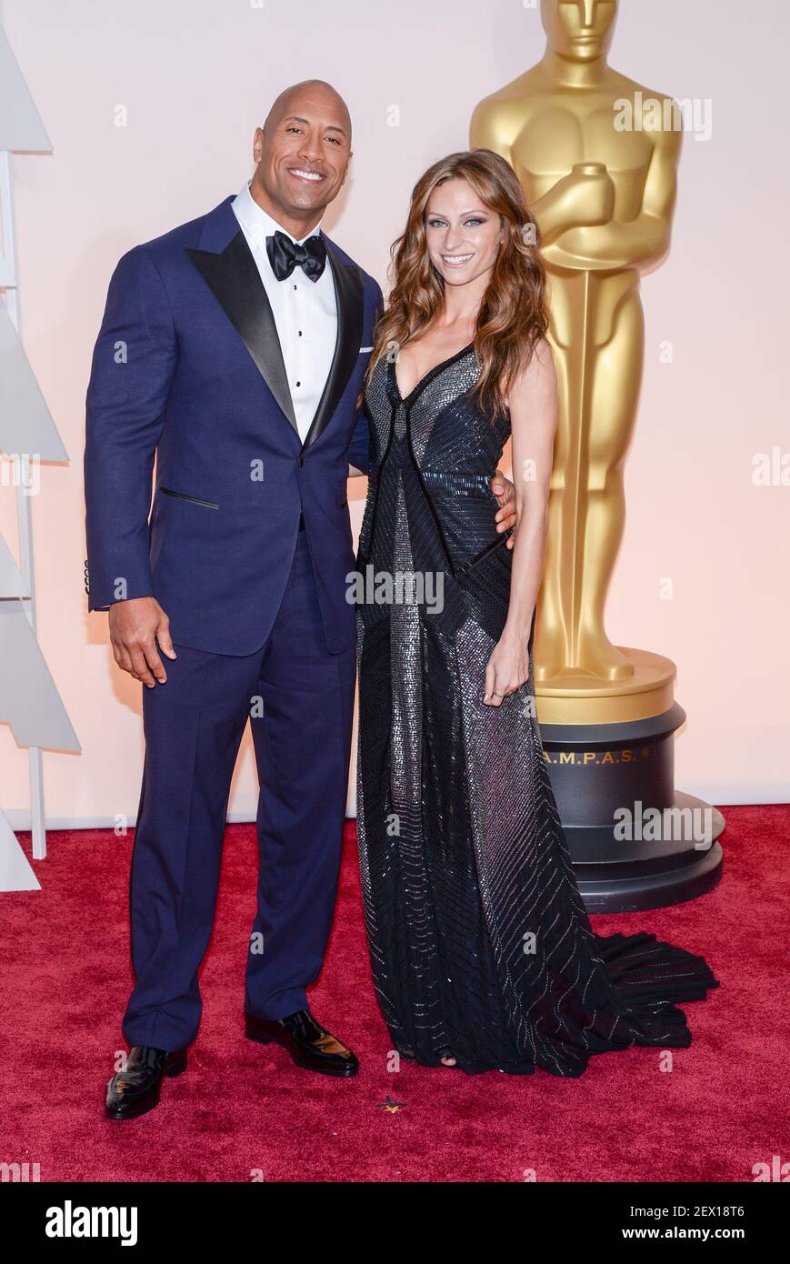 Schauspieler Duane Johnson kommt zu den Annual Academy Awards 87th, die