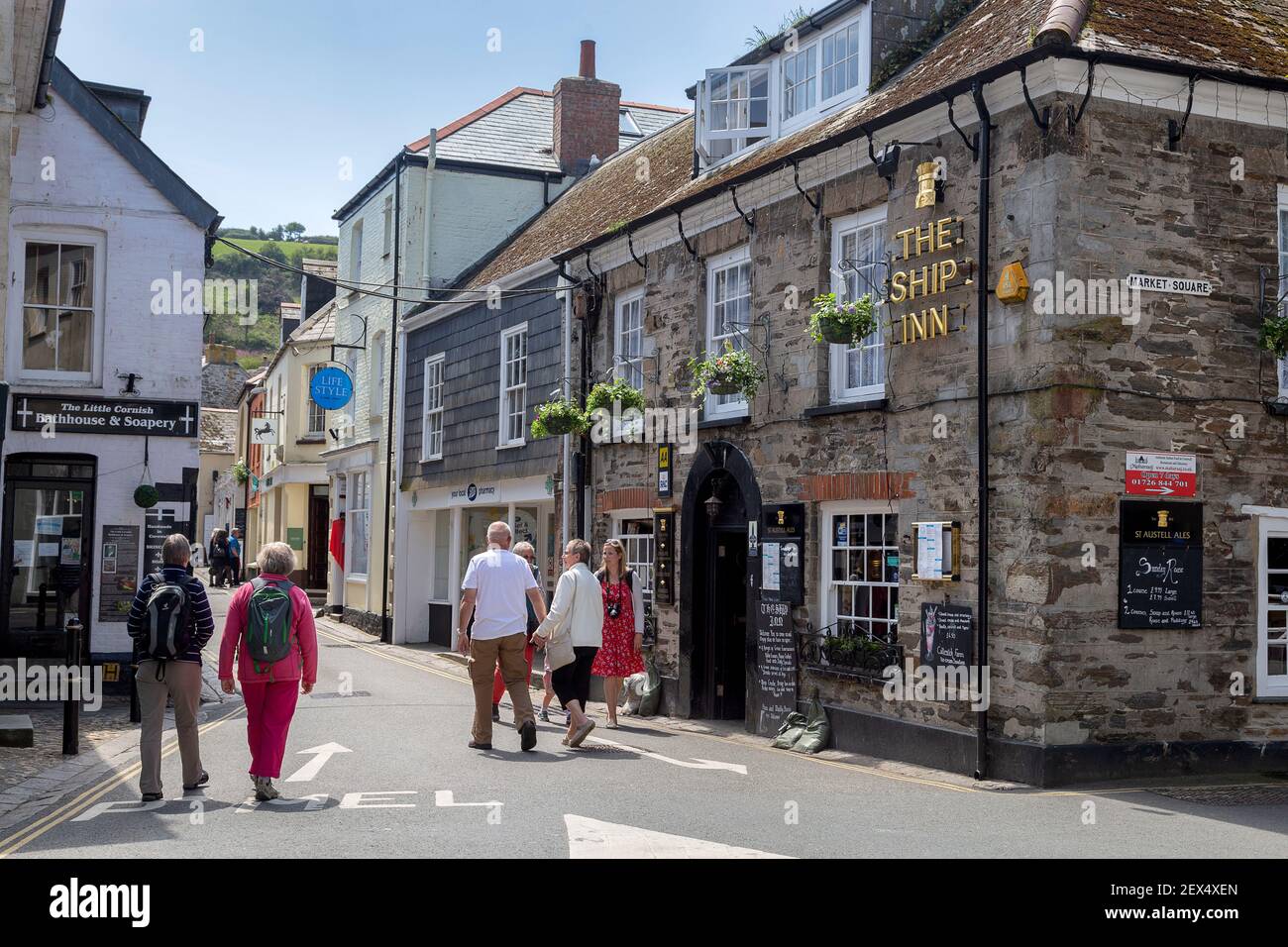 Megavissey Town Stockfoto