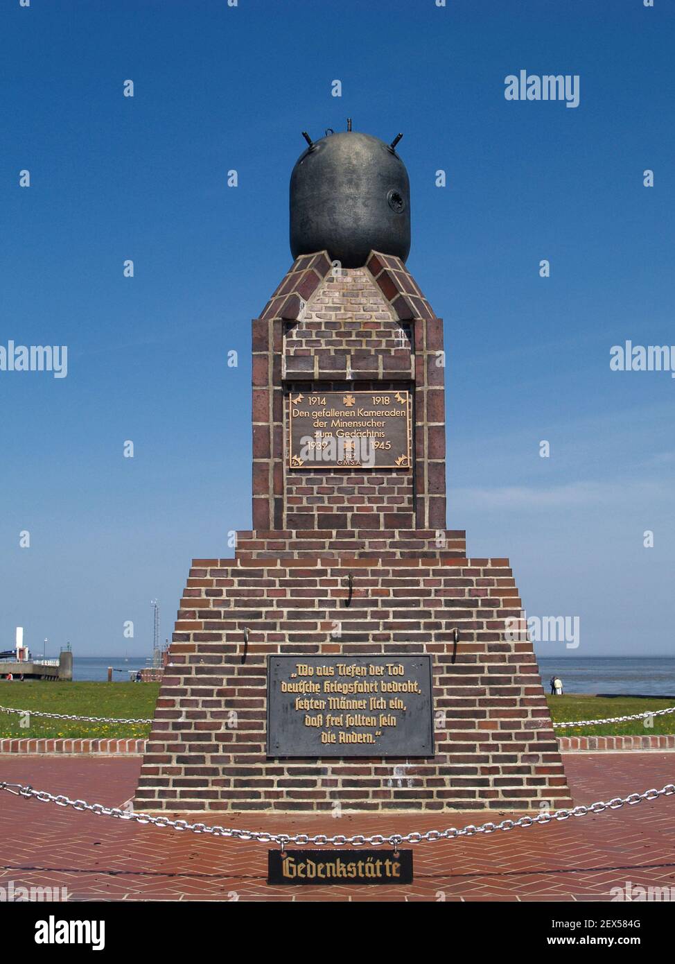 Marine Memorial in Cuxhaven, Deutschland Stockfoto