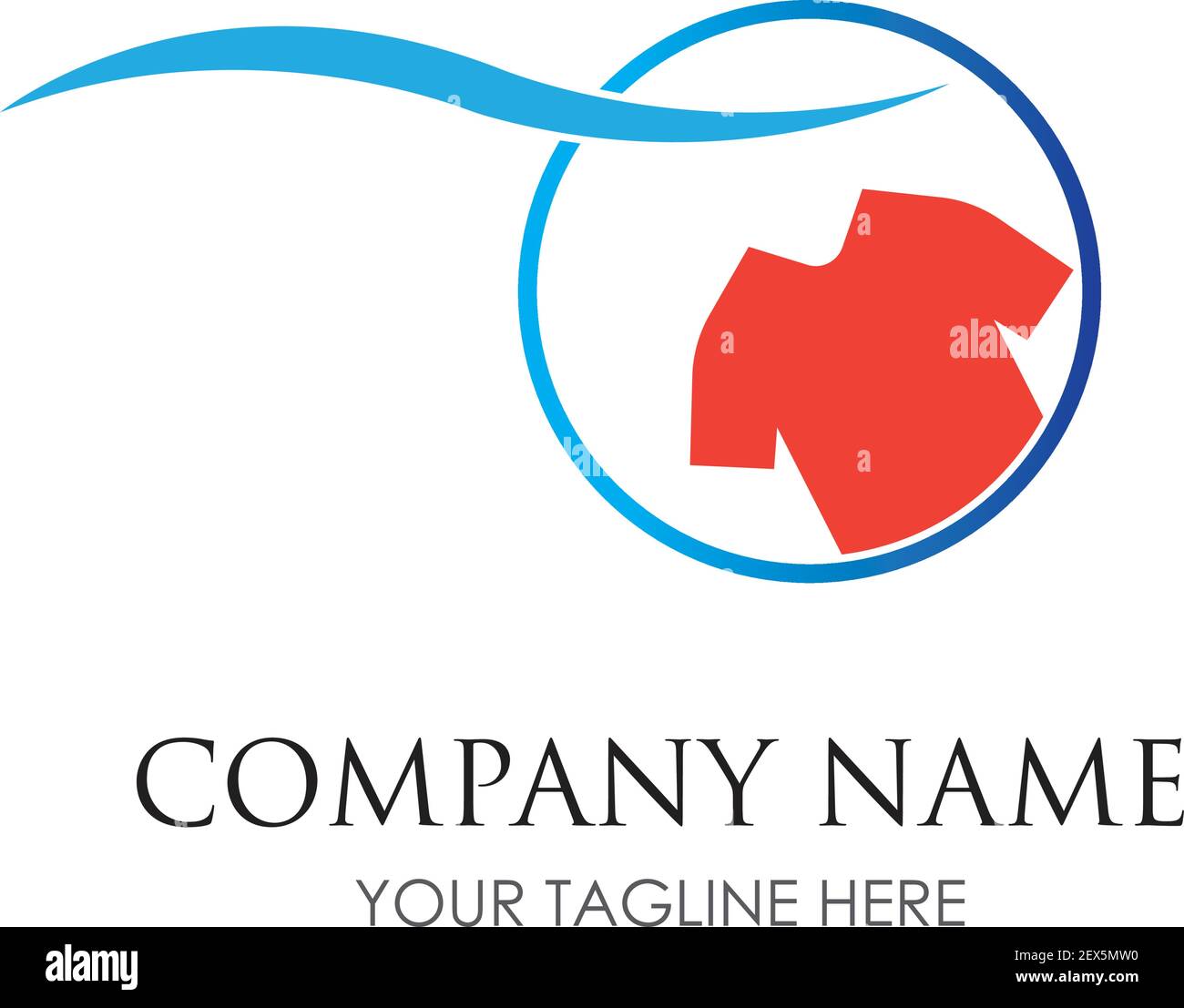 Wäscherei Logo Illustration Design Vorlage - Vektor Stock Vektor