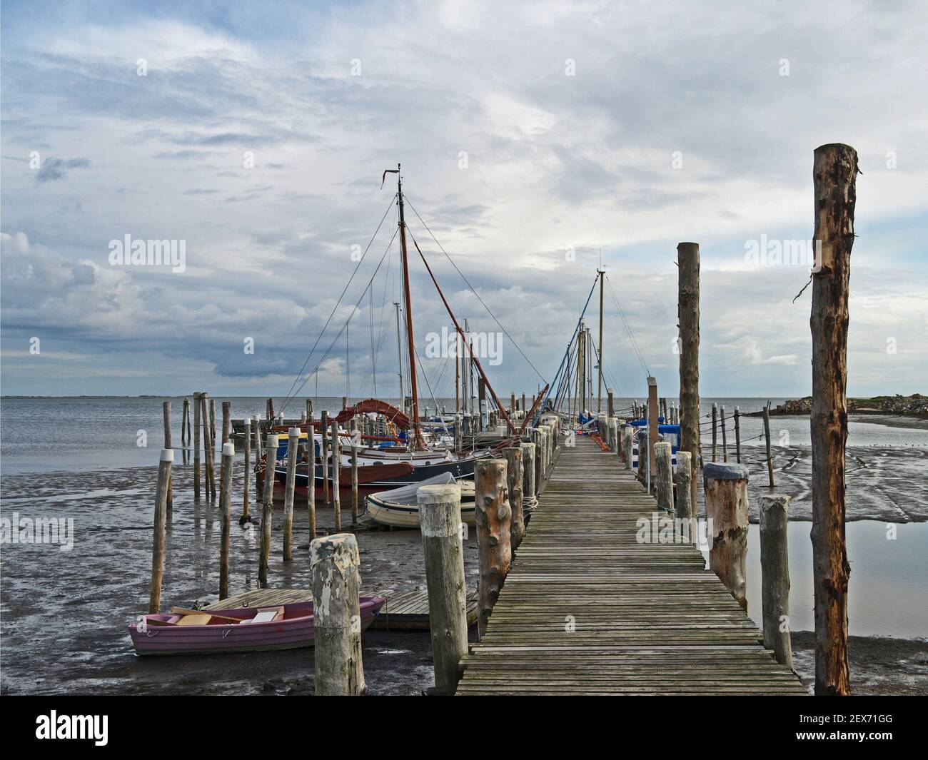 Rantum Harbour, Deutschland Stockfoto