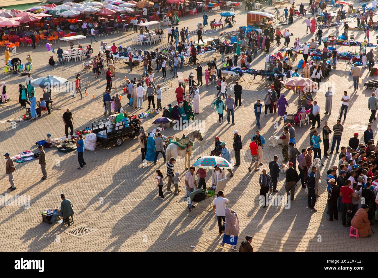 Marokko, Meknes, Place el-Hedime Stockfoto