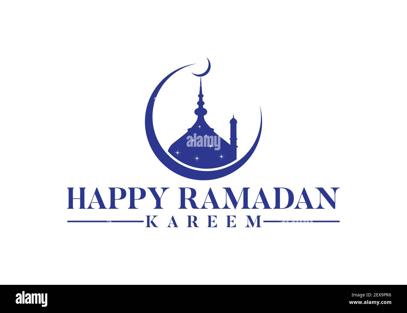 Happy Ramadan Kareem Islamisches Design, Ramadan Mubarak Stock Vektor