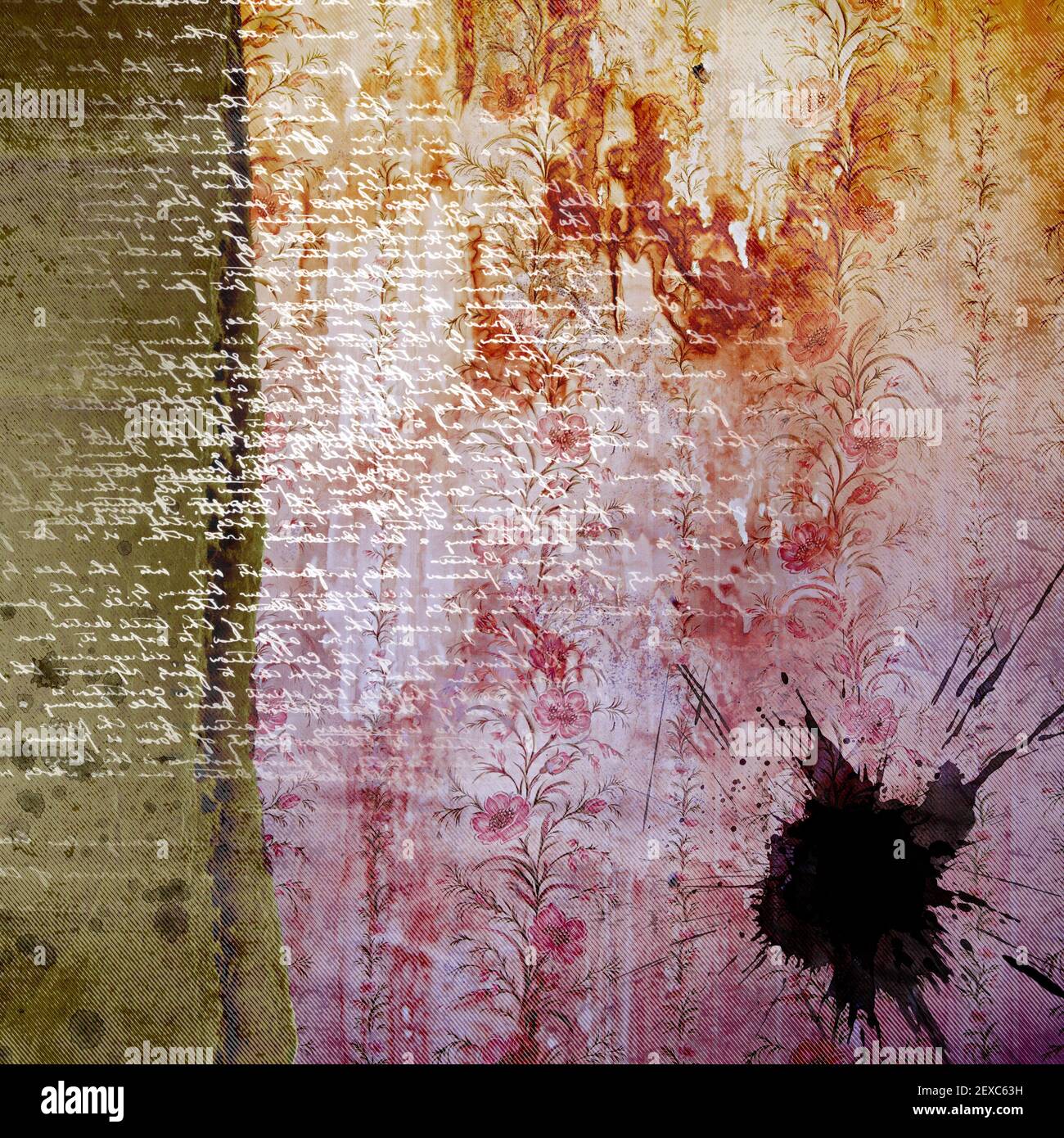 Grunge kreativen Hintergrund Stockfoto