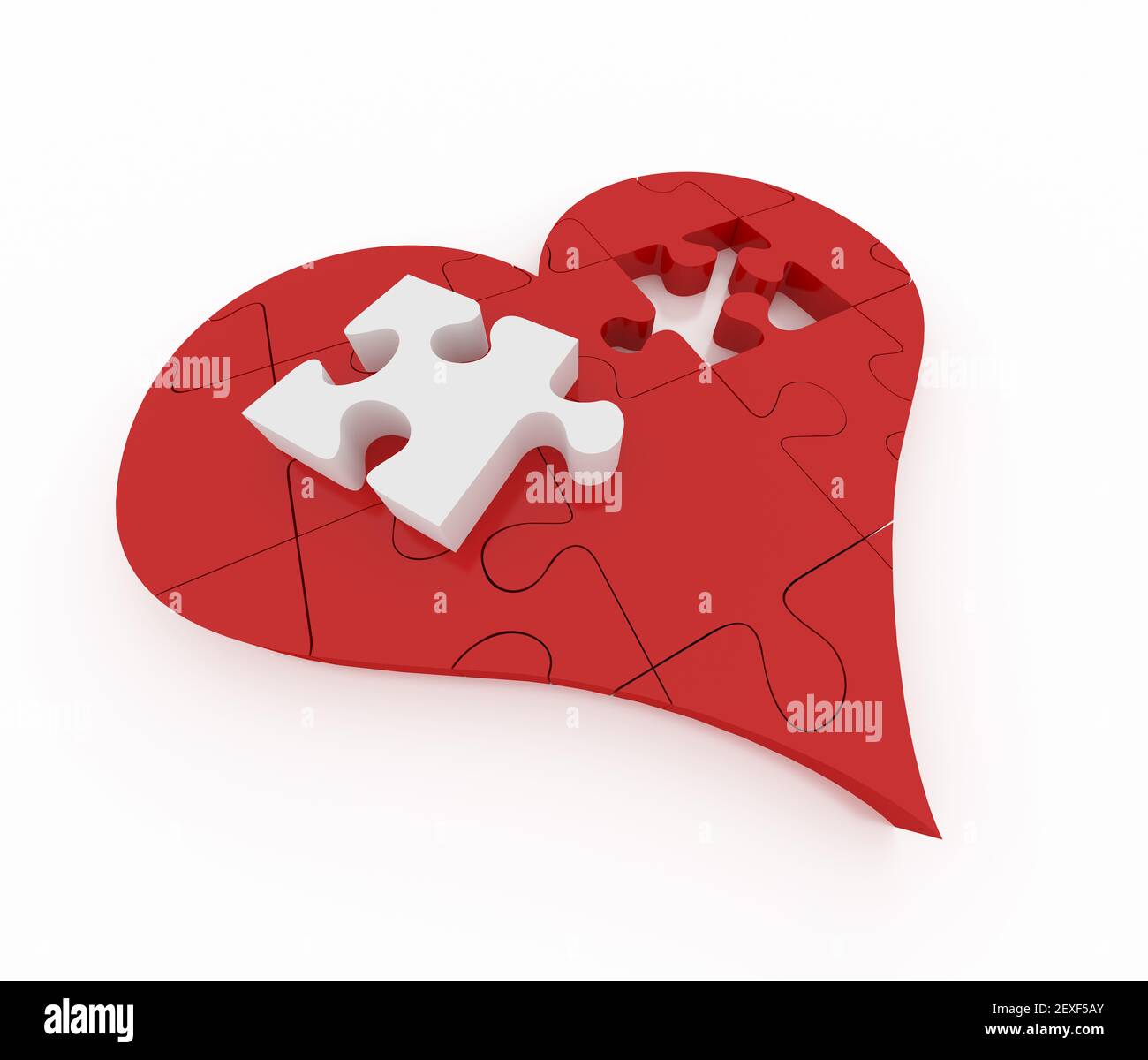 Herz Puzzle Stockfotos Und Bilder Kaufen Alamy