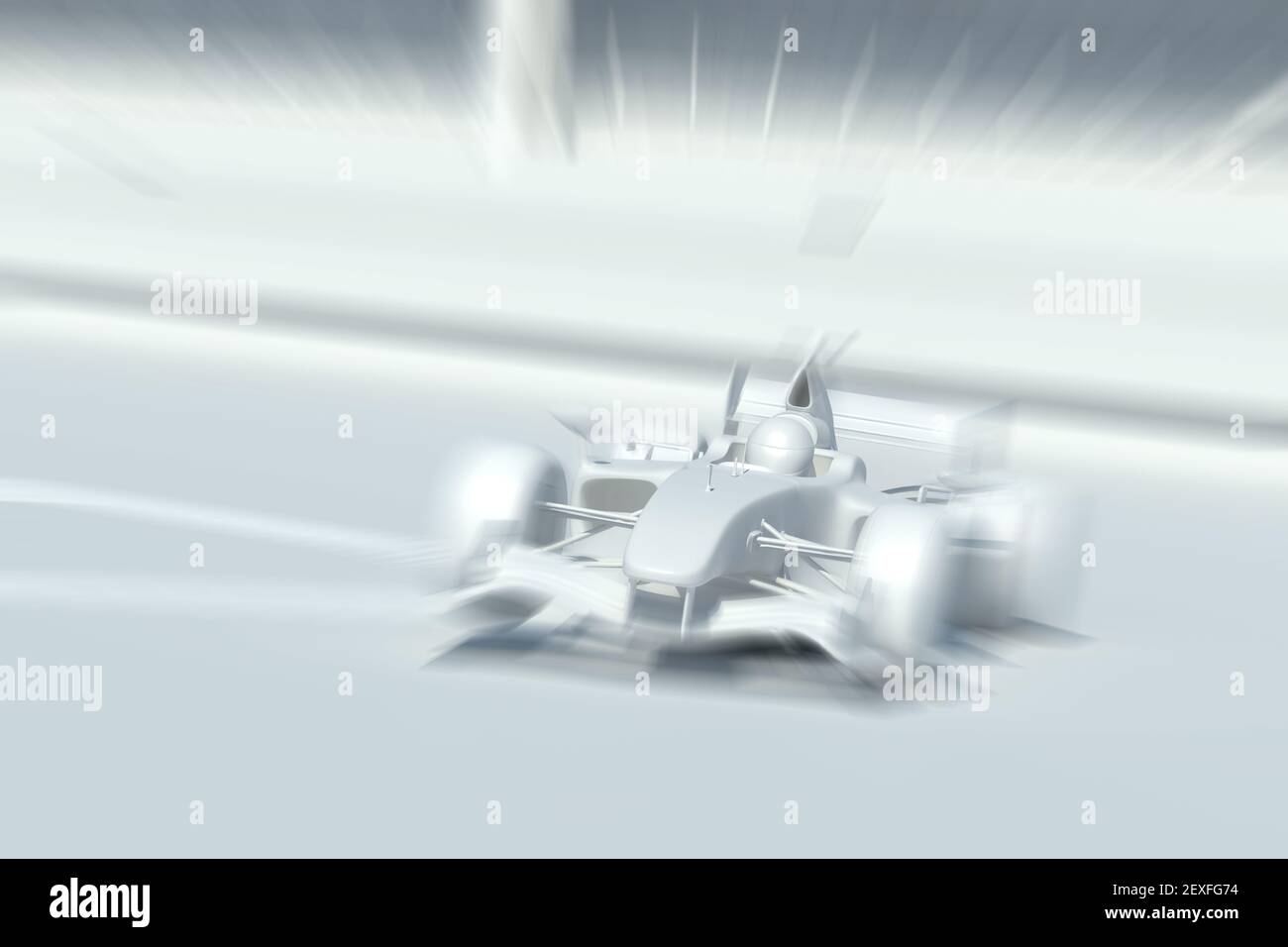 F1 Auto auf der Rennstrecke Stockfoto