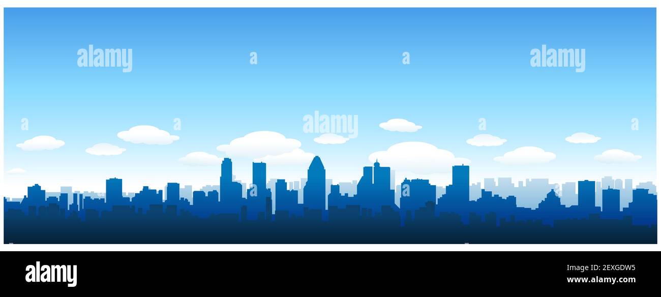 Skyline der Stadt Stockfoto