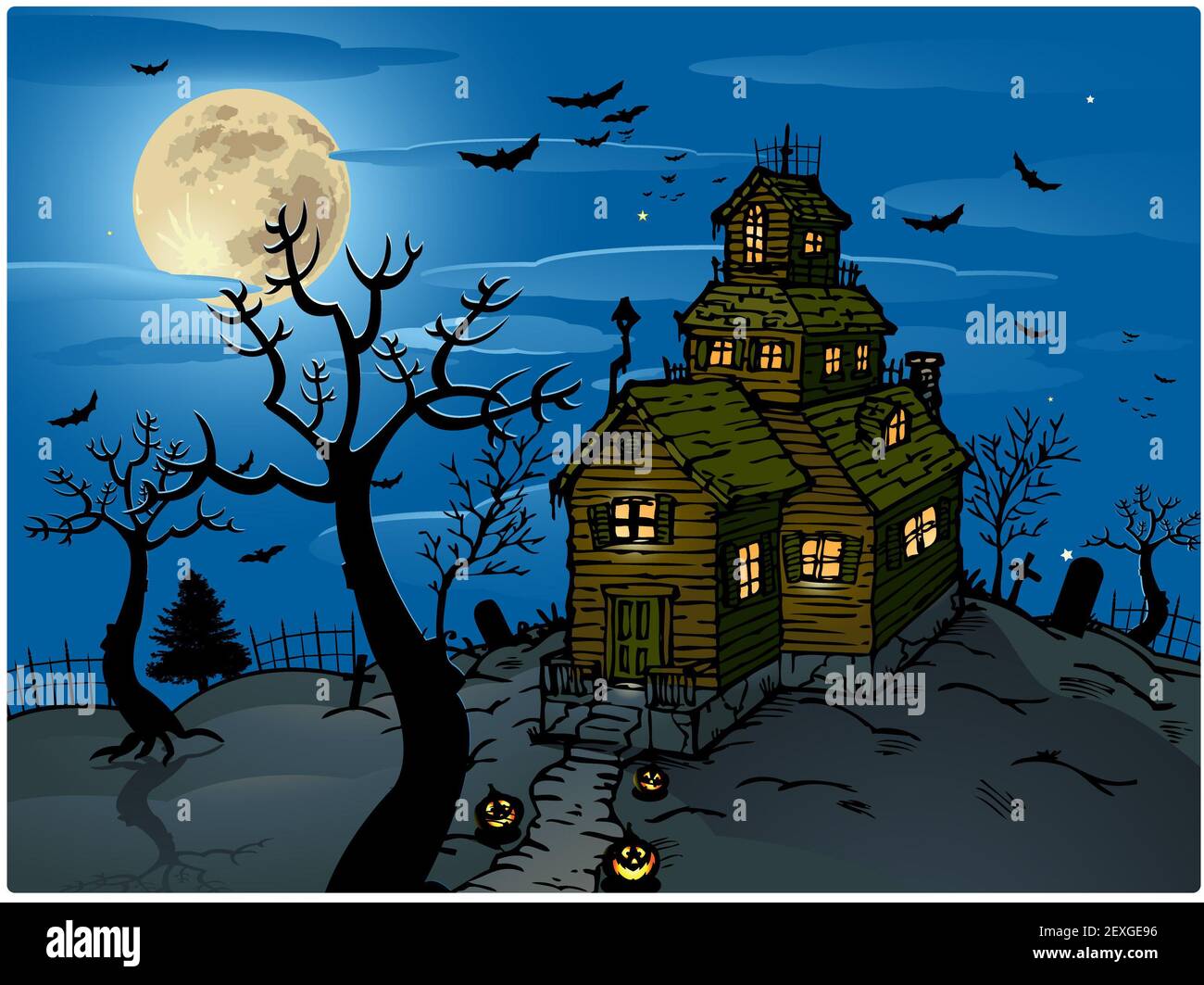 Halloween-Hintergrund Stockfoto