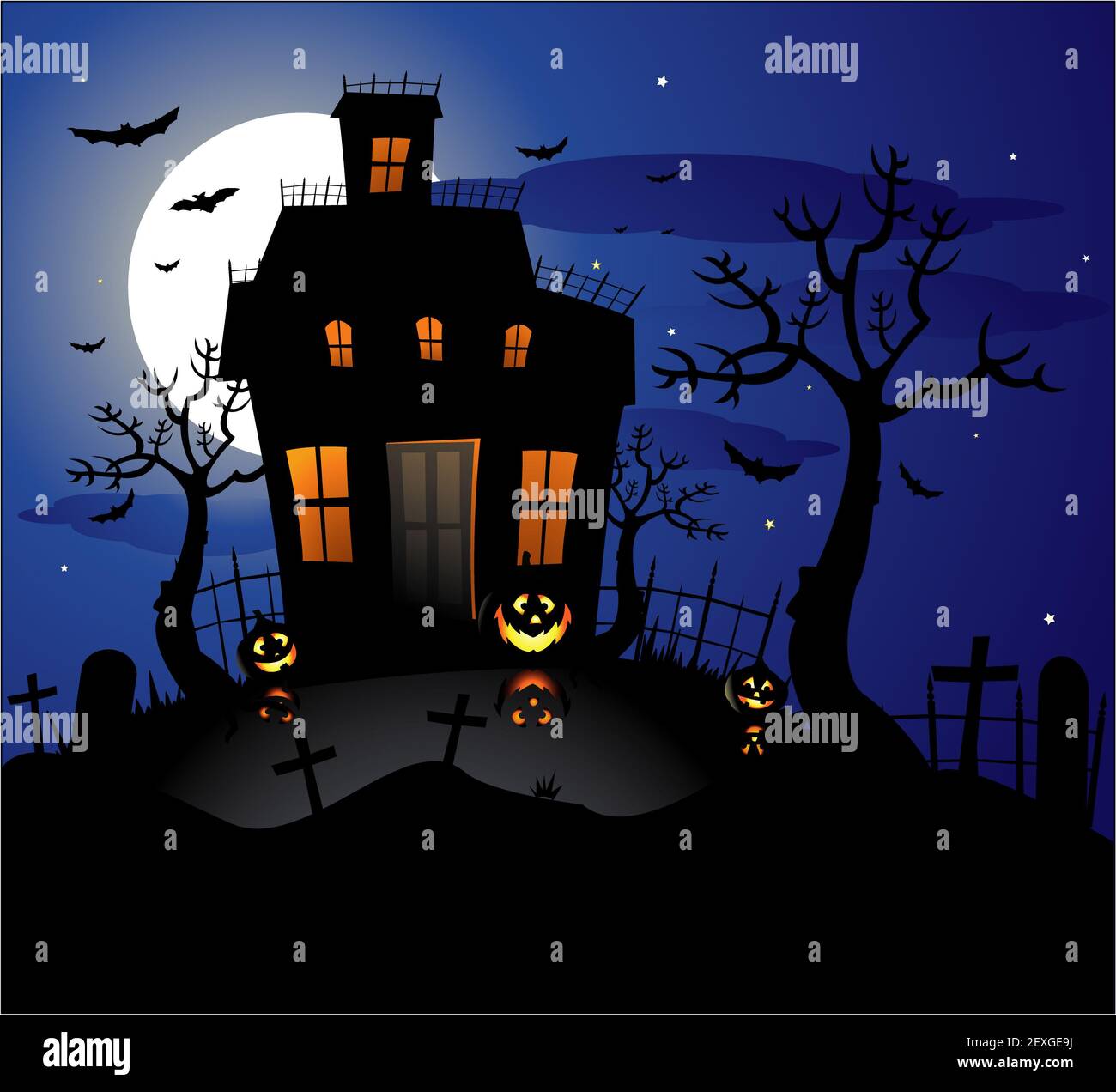 Halloween-Hintergrund Stockfoto