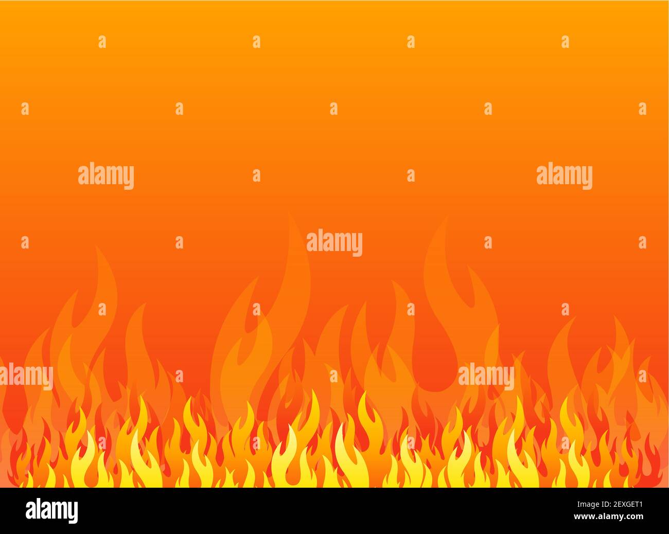 Feuer Hintergrund Stockfoto