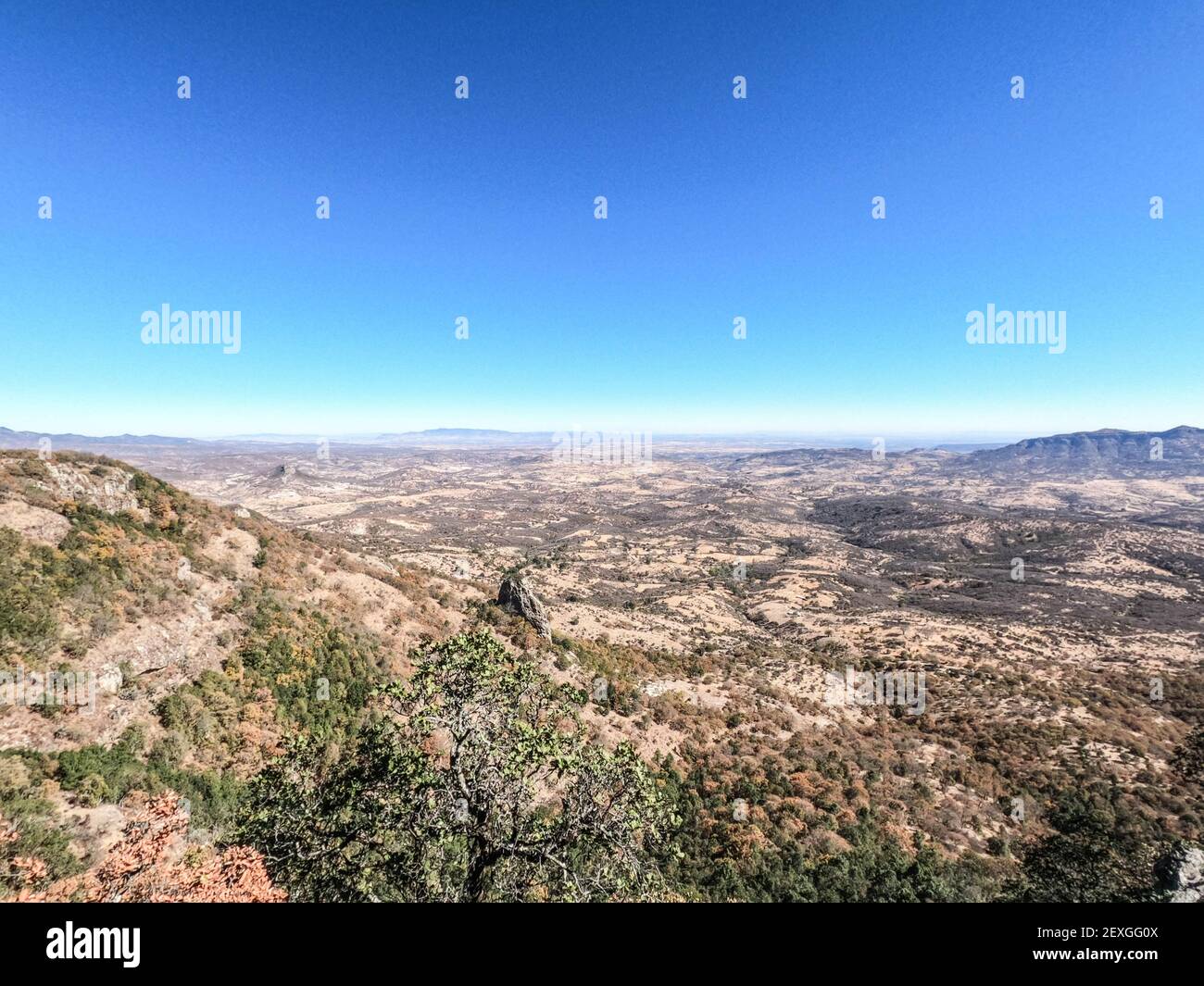 Schöne Aussicht über Guanajuato City, Guanajuato State, Mexiko Stockfoto