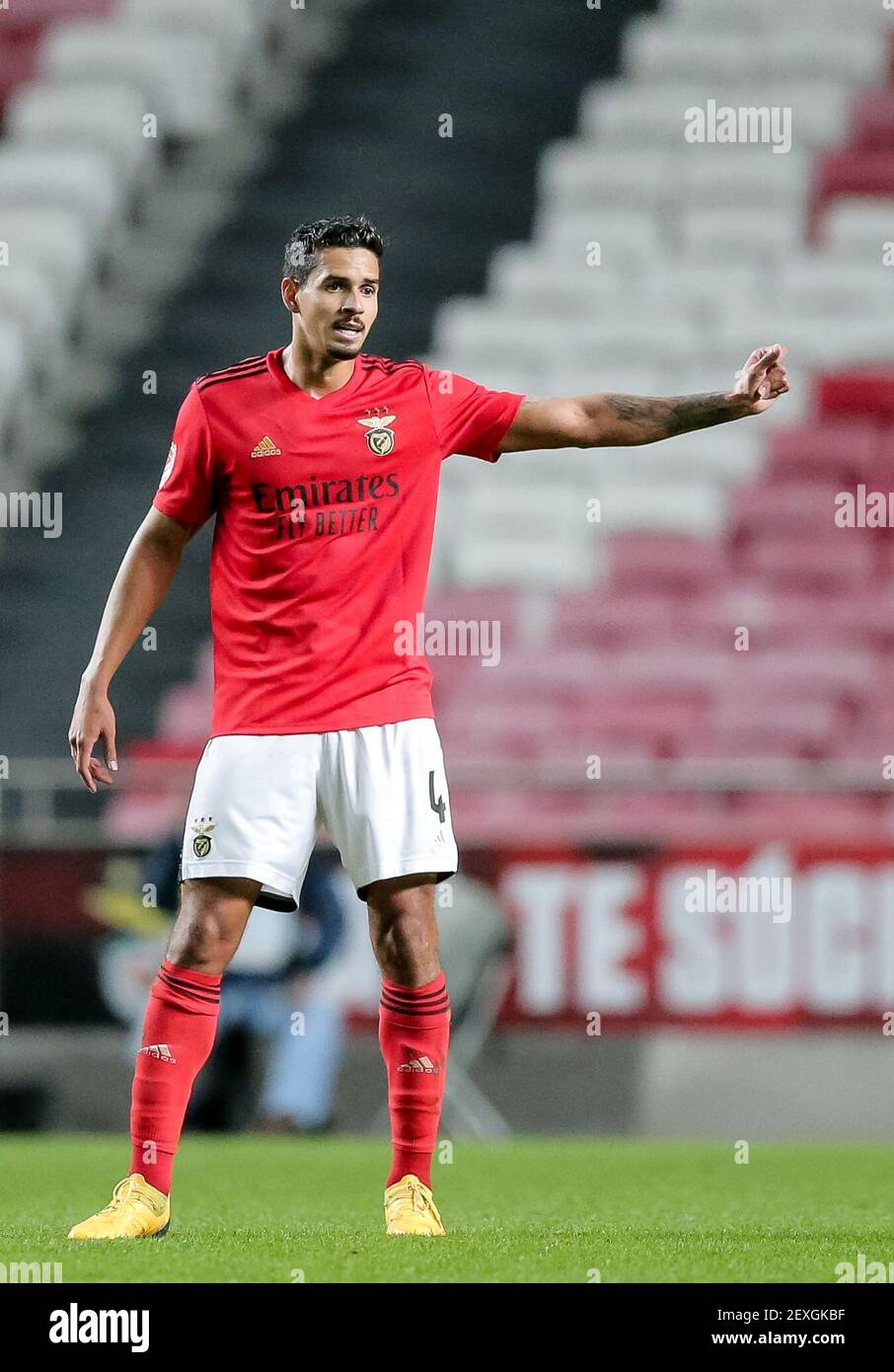 Lissabon Portugal Marz 4 2021 Sport Lisboa E Benfica Heute Abend Im Estadio Da Luz In Lissabon Die Grupo Desportivo Estoril Praia In Der 2nd Leg Match Der Halbfinale Des Portugal