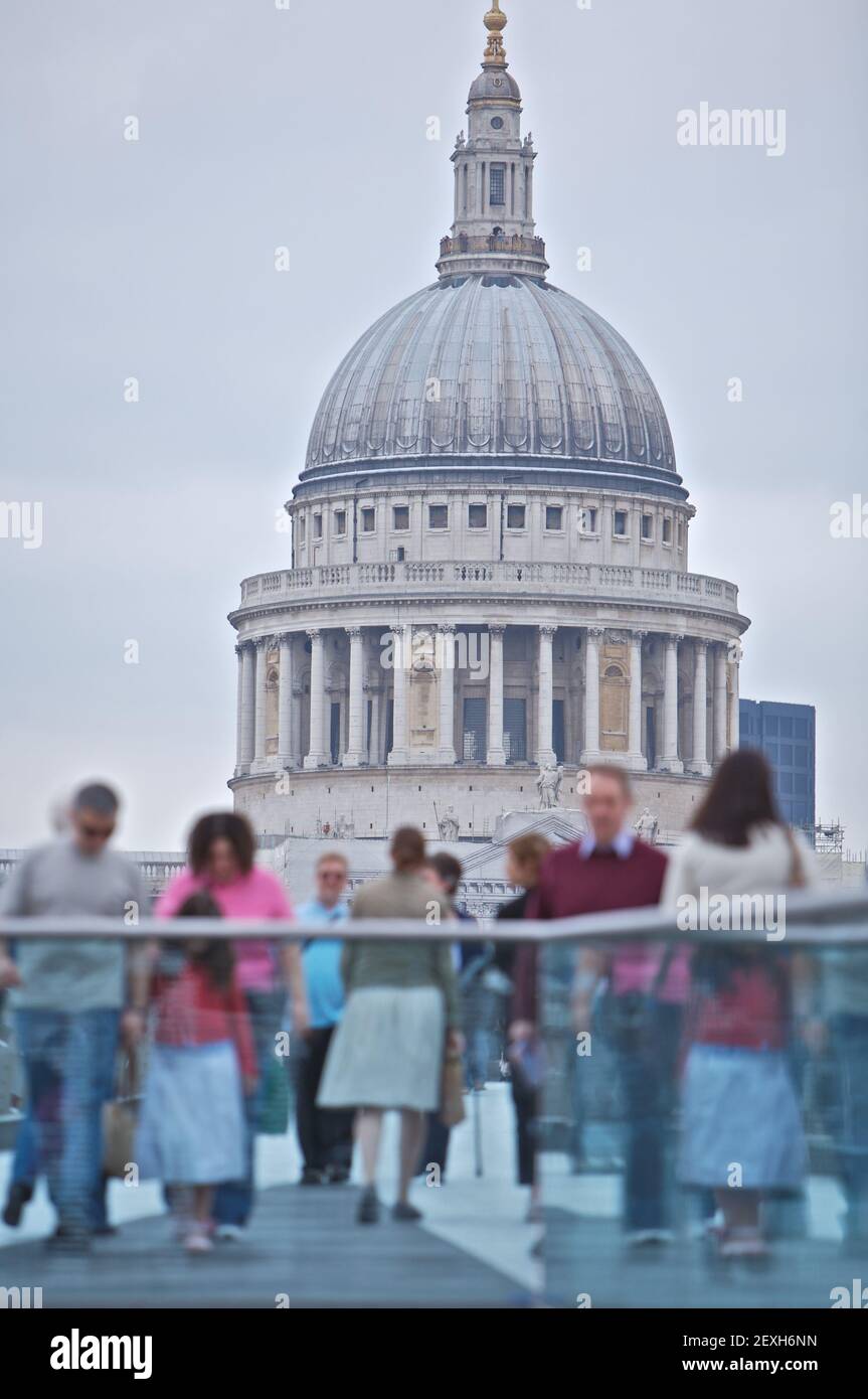 Cathedral Church of St Paul's in London Stockfoto