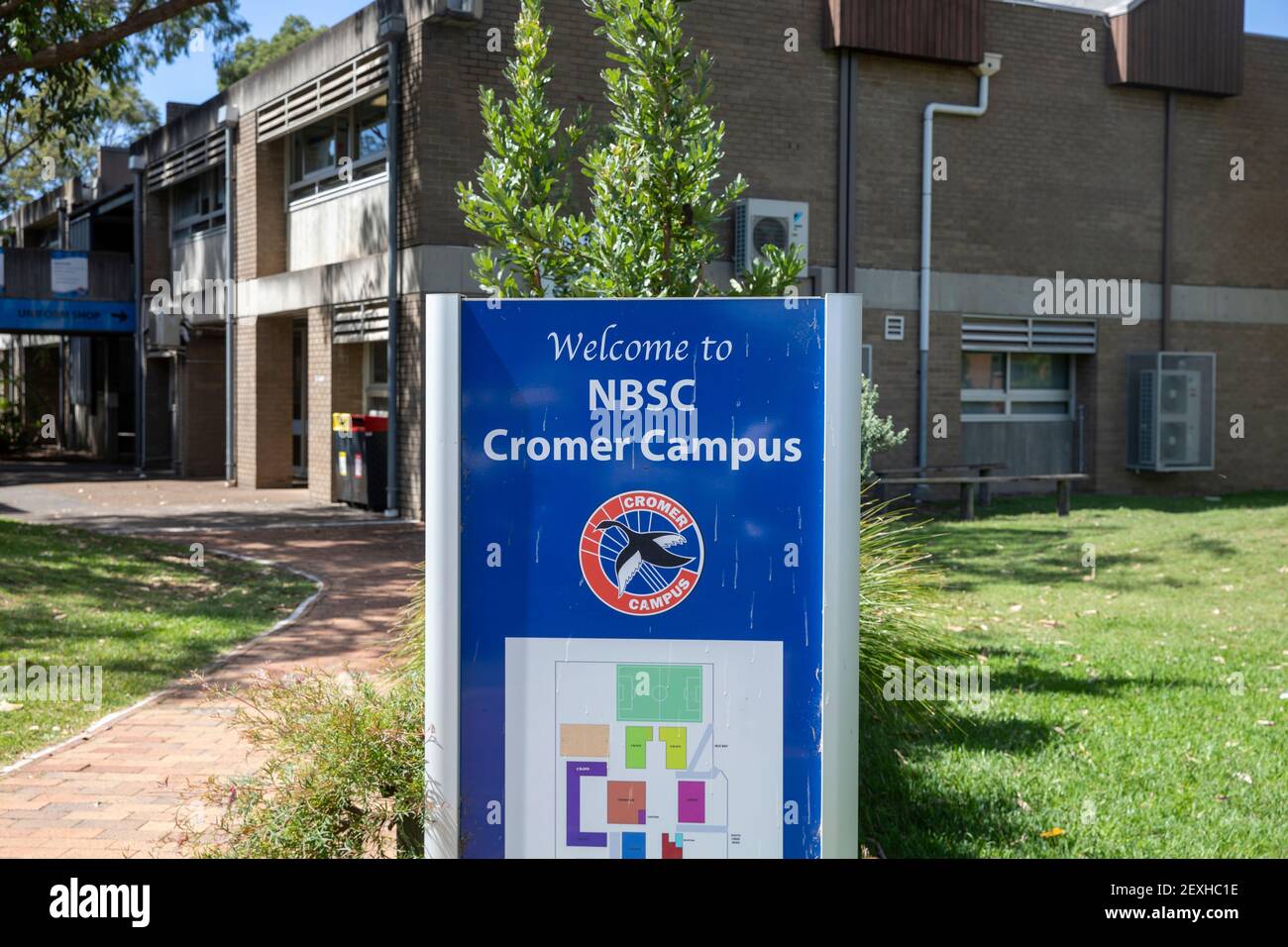 Cromer Campus, Sekundarschule am cromer Campus, Teil des Northern Beaches Secondary College Netzwerks in Sydney, NSW, Australien Stockfoto