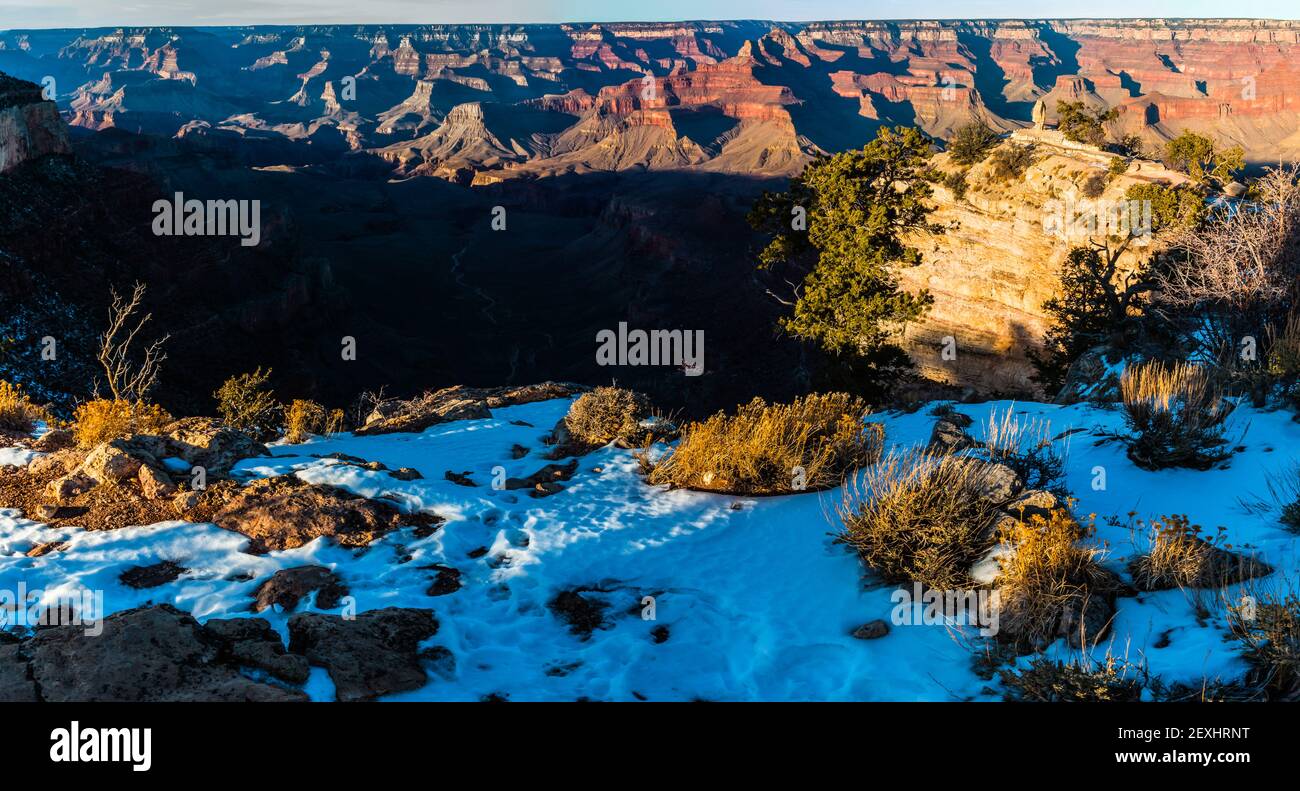 Shoshone Point am Südrand, Grand Canyon National Park, Arizona, USA Stockfoto