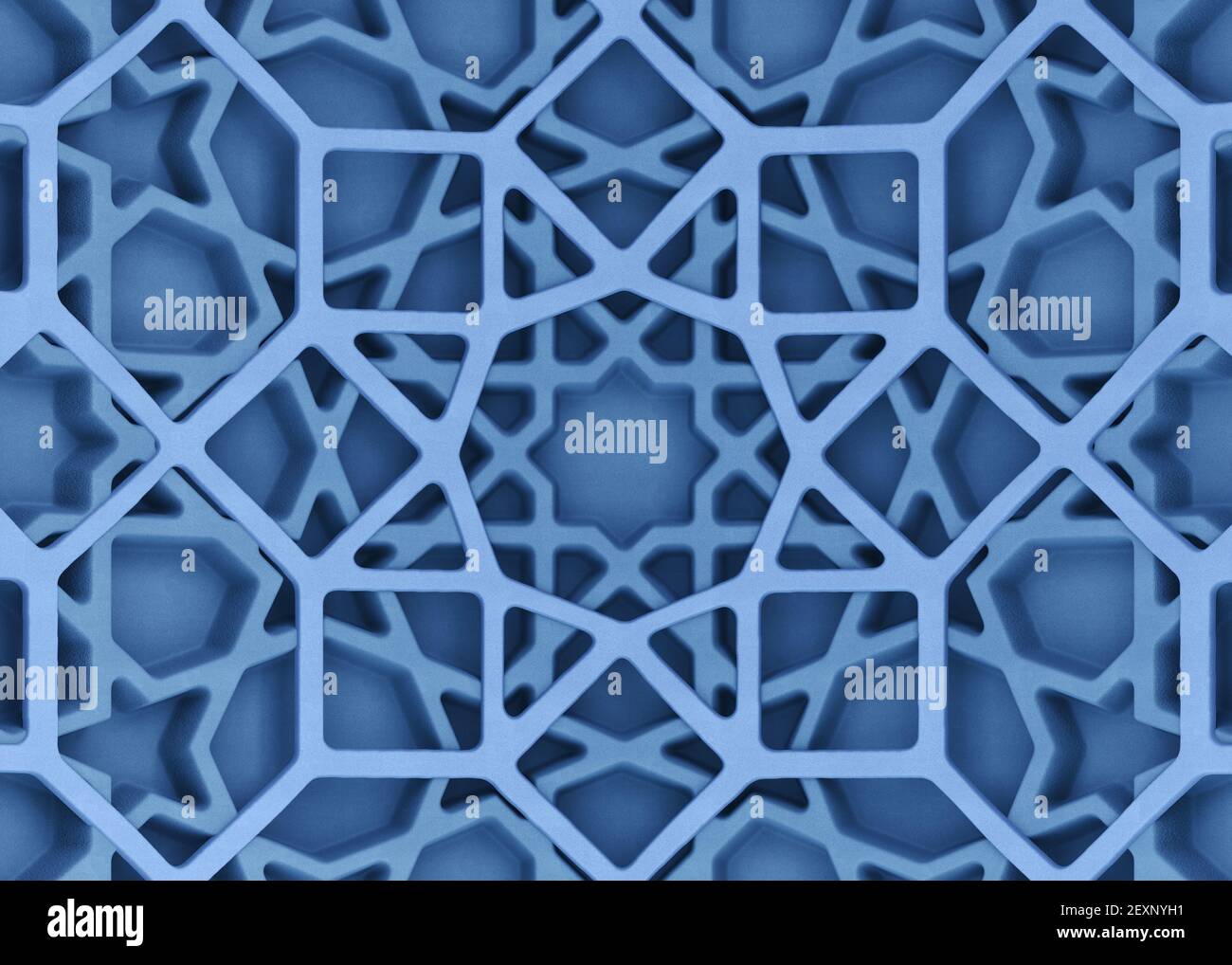 Geschichtete Islamische Geometrische Muster Hintergrund Stockfoto