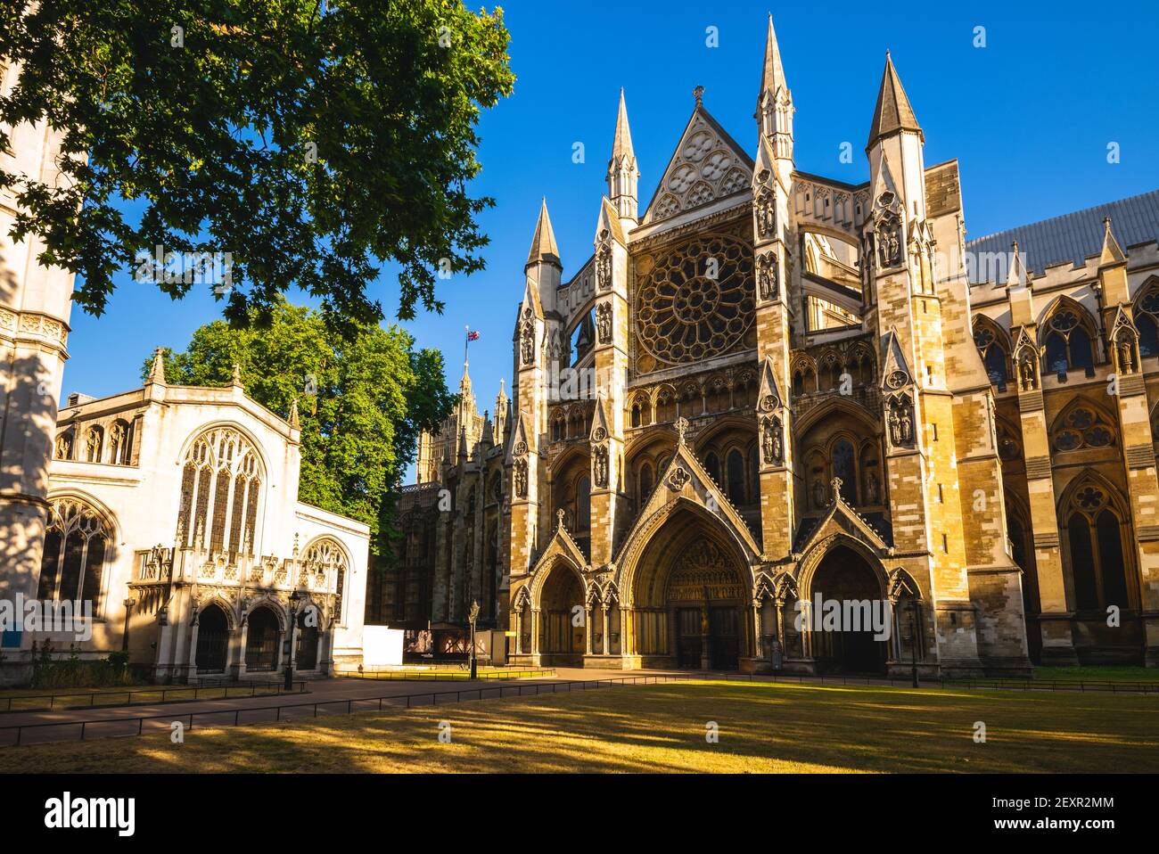 Fassade der Westminster Abbey in london, england, großbritannien Stockfoto