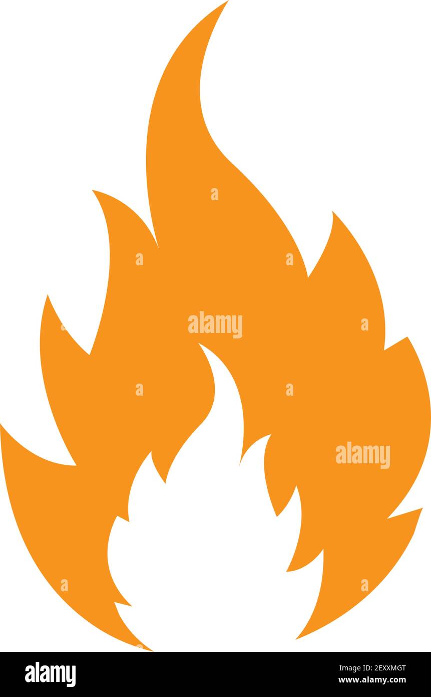 Feuer Flamme Logo Symbol Vektor Illustration Design Vorlage Stock Vektorgrafik Alamy