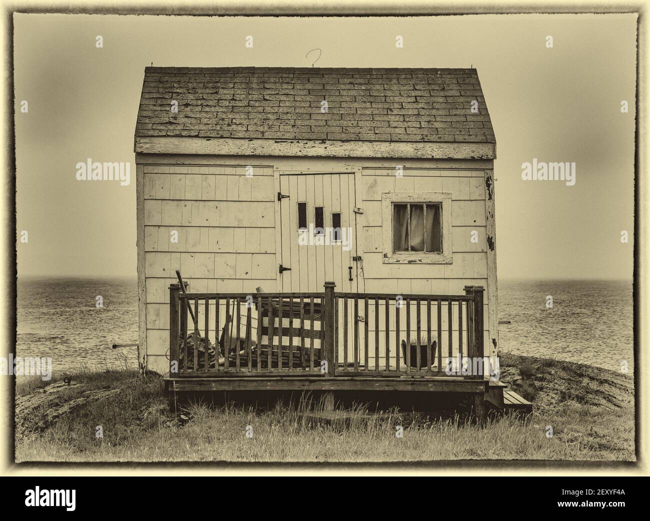 Hotel Am Meer Stockfoto