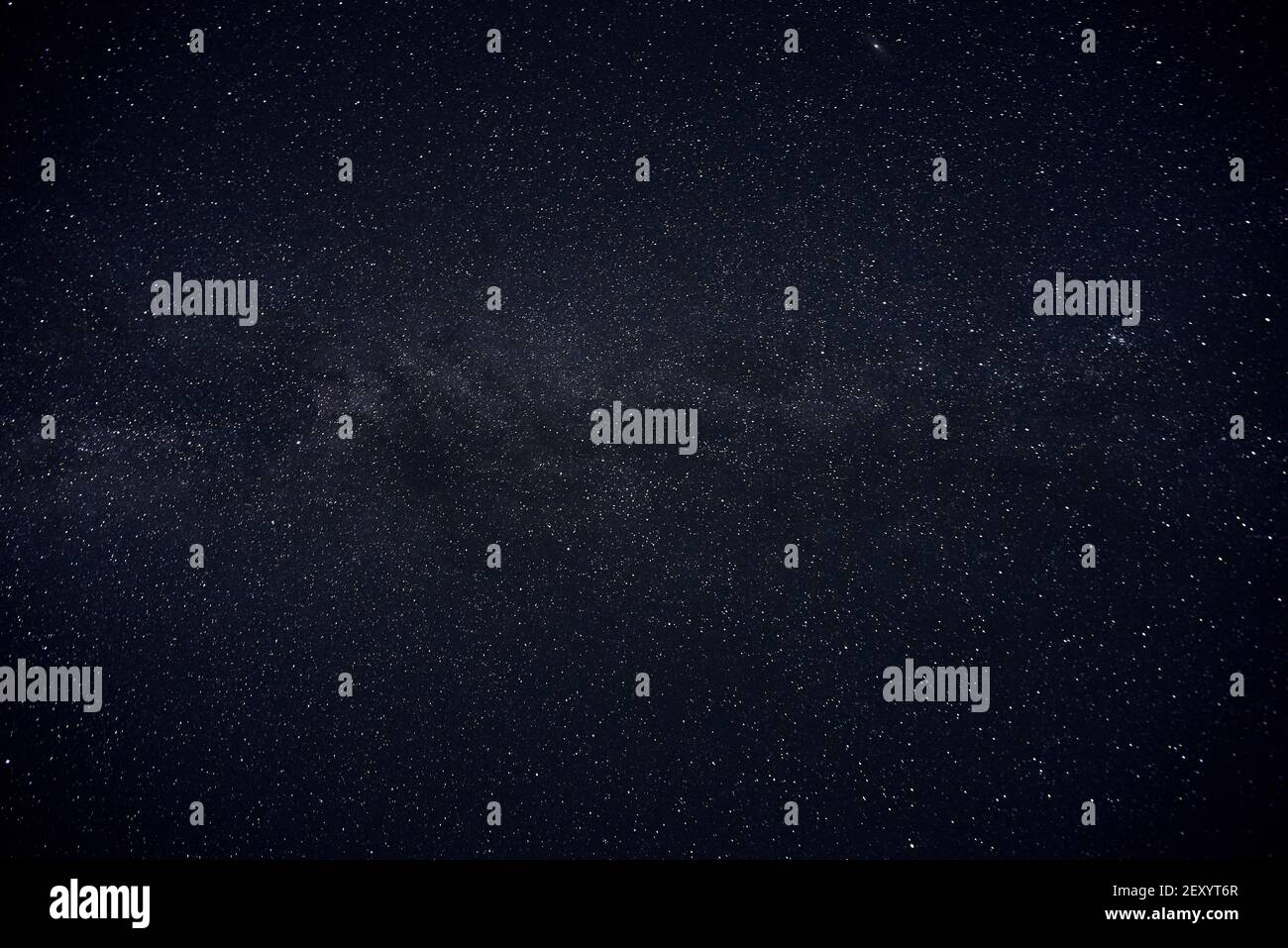 Blick auf die Milchstraße bei Nacht Stockfoto