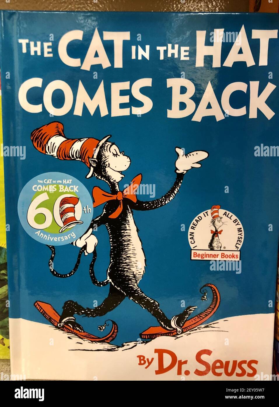 OCEAN SPRINGS, USA - 02. März 2021: Nahaufnahme von „The Cat in the hat Comes Back“ von Dr. Seuss Stockfoto