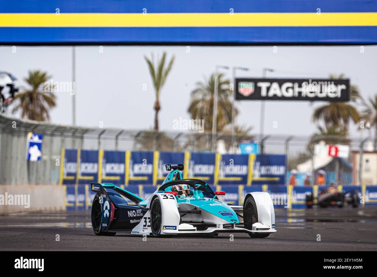 33 QUINGHUA Ma (chn), Spark-Penske NIO FE-005, NIO 333 FE Team, Aktion beim Marrakesch E-Prix 2020, 5th Lauf der Formel E Meisterschaft 2019-20, auf dem Circuit International Automobile Moulay El Hassan vom 28. Bis 29. Februar in Marrakesch, Marokko - Foto Clément Luck / DPPI Stockfoto