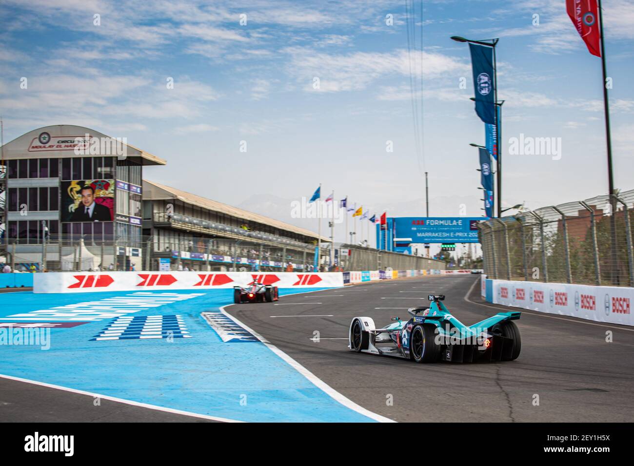 33 QUINGHUA Ma (chn), Spark-Penske NIO FE-005, NIO 333 FE Team, Aktion beim Marrakesch E-Prix 2020, 5th Lauf der Formel E Meisterschaft 2019-20, auf dem Circuit International Automobile Moulay El Hassan vom 28. Bis 29. Februar in Marrakesch, Marokko - Foto Clément Luck / DPPI Stockfoto