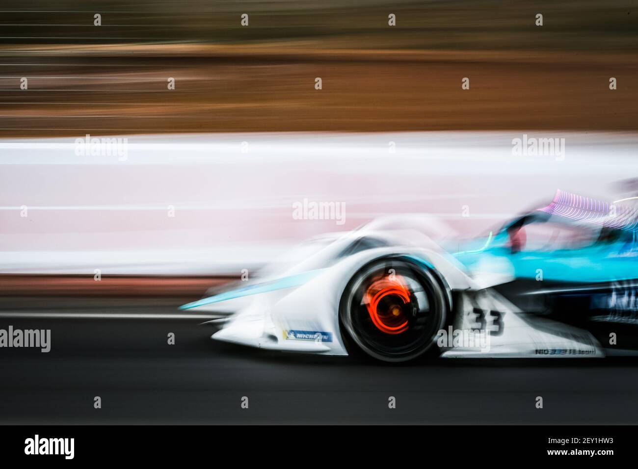33 QUINGHUA Ma (chn), Spark-Penske NIO FE-005, NIO 333 FE Team, Aktion beim Marrakesch E-Prix 2020, 5th Lauf der Formel E Meisterschaft 2019-20, auf dem Circuit International Automobile Moulay El Hassan vom 28. Bis 29. Februar in Marrakesch, Marokko - Foto Germain Hazard / DPPI Stockfoto