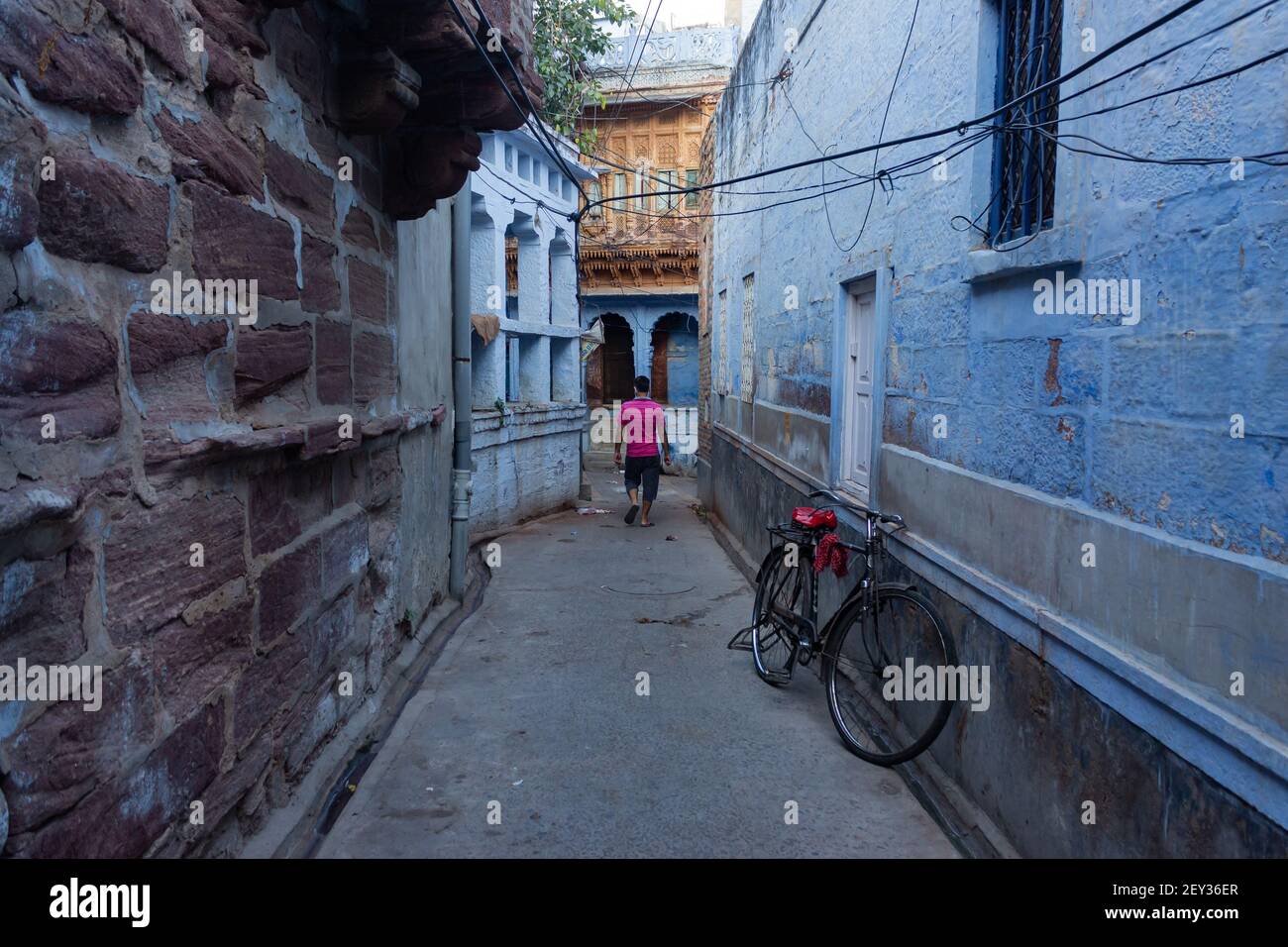 Straßen von jodhpur Stockfoto