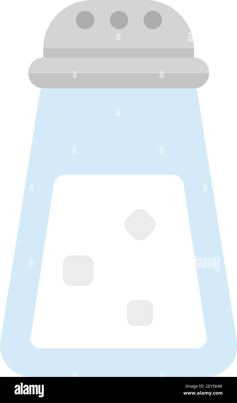 Abbildung des Vektorsymbols für Salz ( Würzen ) Stock Vektor