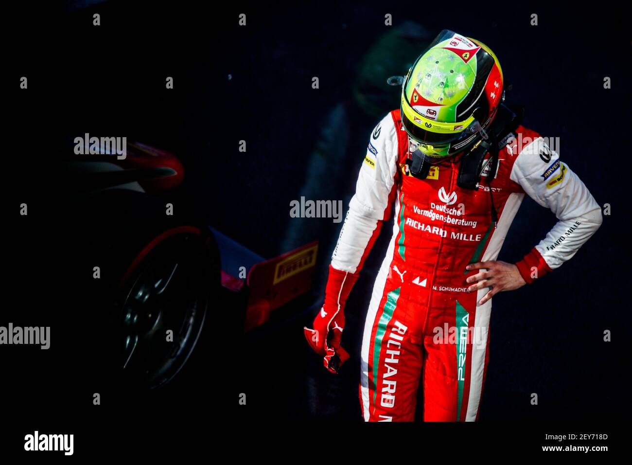 SCHUMACHER Mick (ger), Ferrari Driver Academy, Portrait während der 9th FIA Formel 2 Meisterschaft 11 vom 13. Bis 2020. September 2020 auf dem Autodromo Internazionale del Mugello, in Scarperia e San Piero, bei Florenz, Italien - Foto Florent Gooden / DPPI Stockfoto