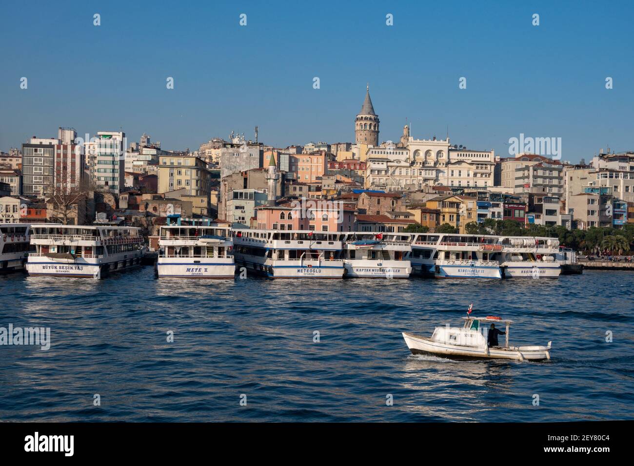 Das Goldene Horn von Istanbul, Türkei Stockfoto