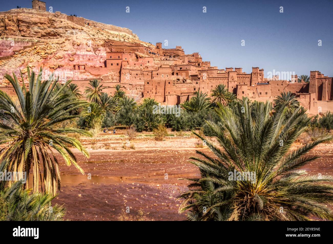 ksar von Aït Benhaddou in Marokko ein Weltkulturerbe Stockfoto