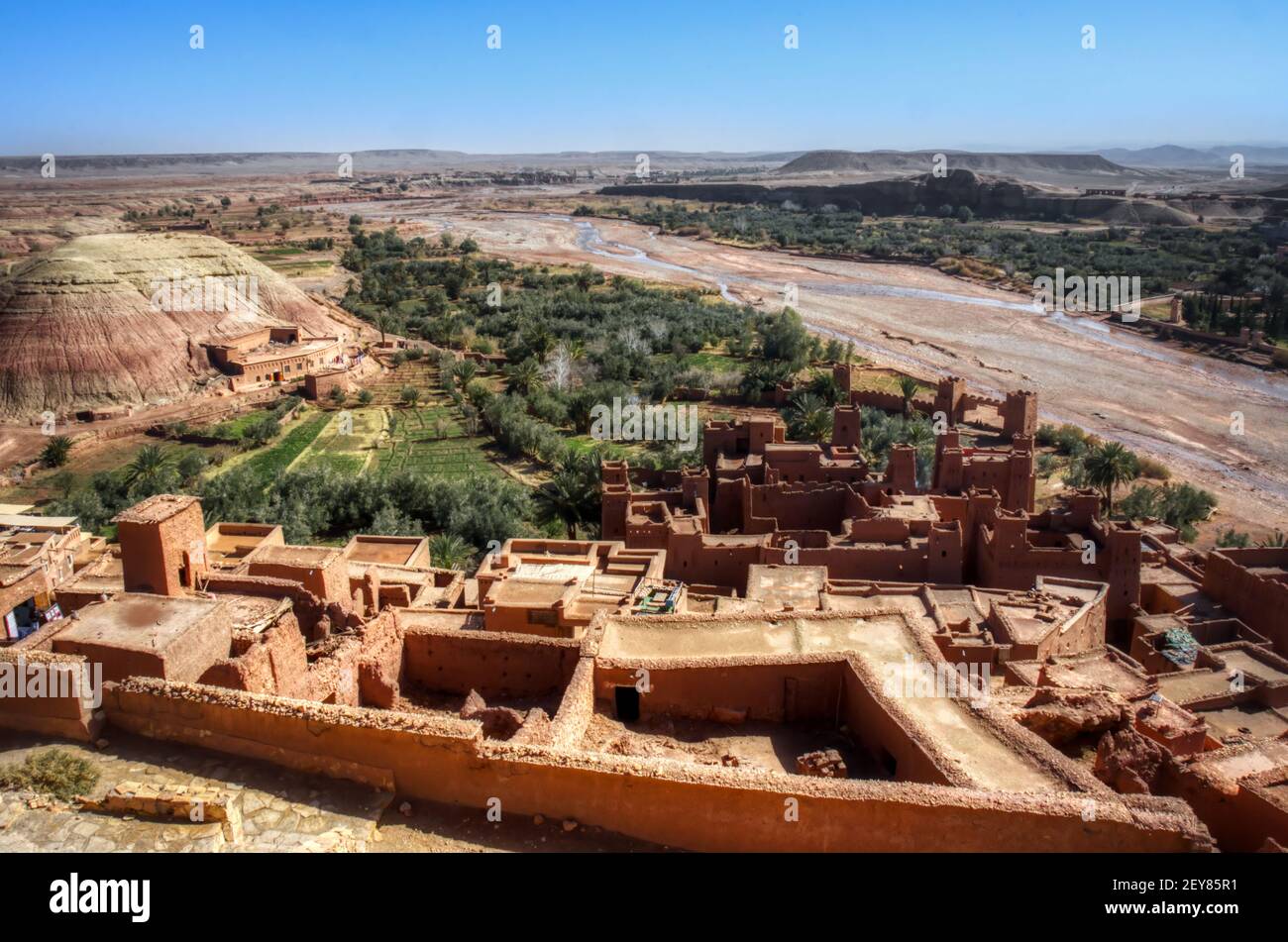 ksar von Aït Benhaddou in Marokko ein Weltkulturerbe Stockfoto