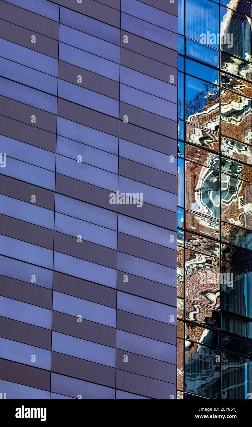 WA17985-00..... WASHINGTON - Detail eines Gebäudes in Seattle. Stockfoto