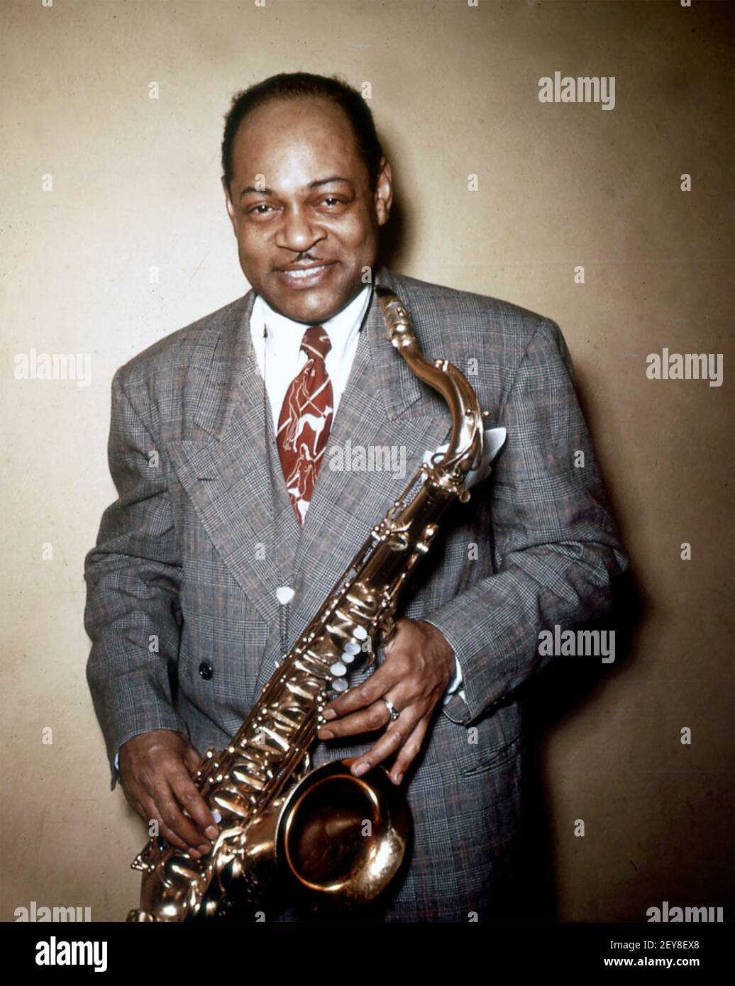 COLEMAN HAWKINS (1904-1969) amerikanischer Jazz-Tenorsaxophonist um 1955. Foto: BIPS Stockfoto
