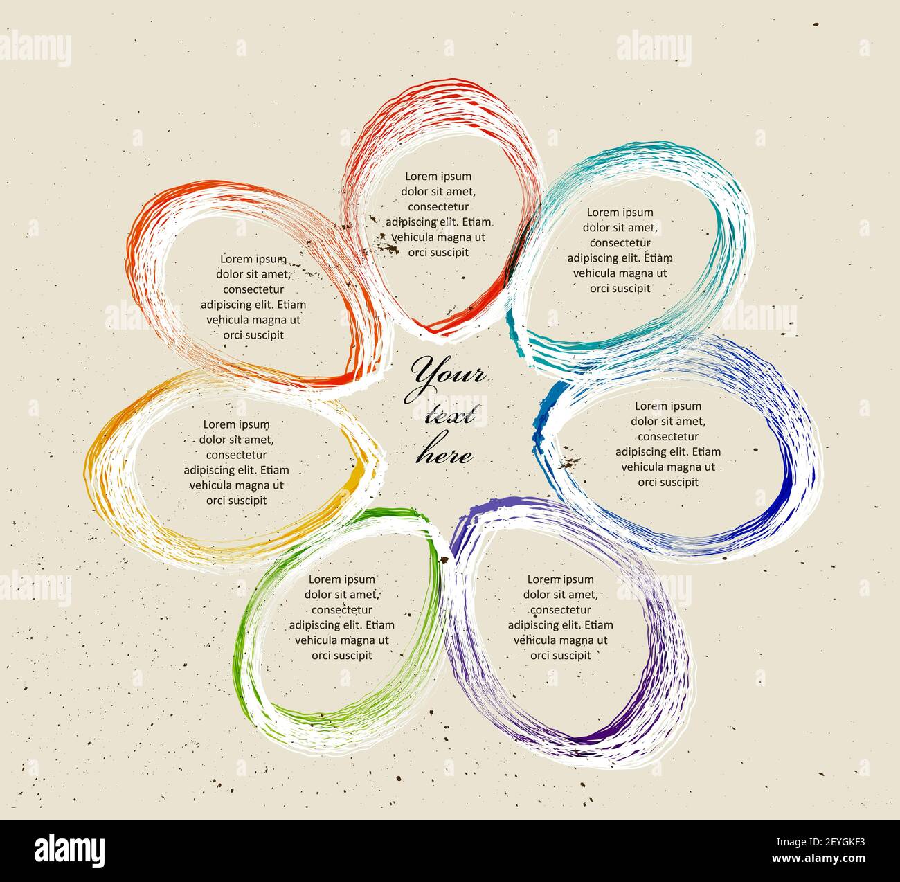 Banner für verschiedene Business-Design. Stockfoto