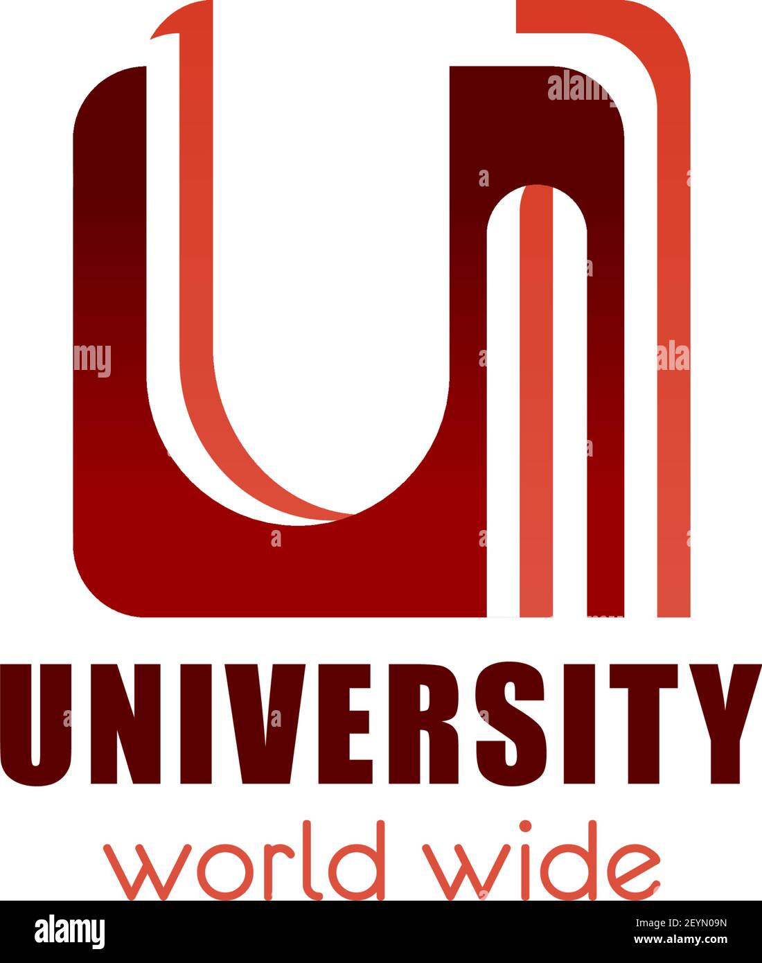 Buchstabe U Symbol für Universität oder Premium-Bildung und College-Team Abzeichen. Vektor-Buchlinie Symbol des Buchstabens U für studentisches Studium und Forschungszentrum oder Stock Vektor Buchstabe U Symbol für Universität oder Premium-Bildung und College-Team Abzeichen. Vektor-Buchlinie Symbol des Buchstabens U für studentisches Studium und Forschungszentrum oder Stock Vektor