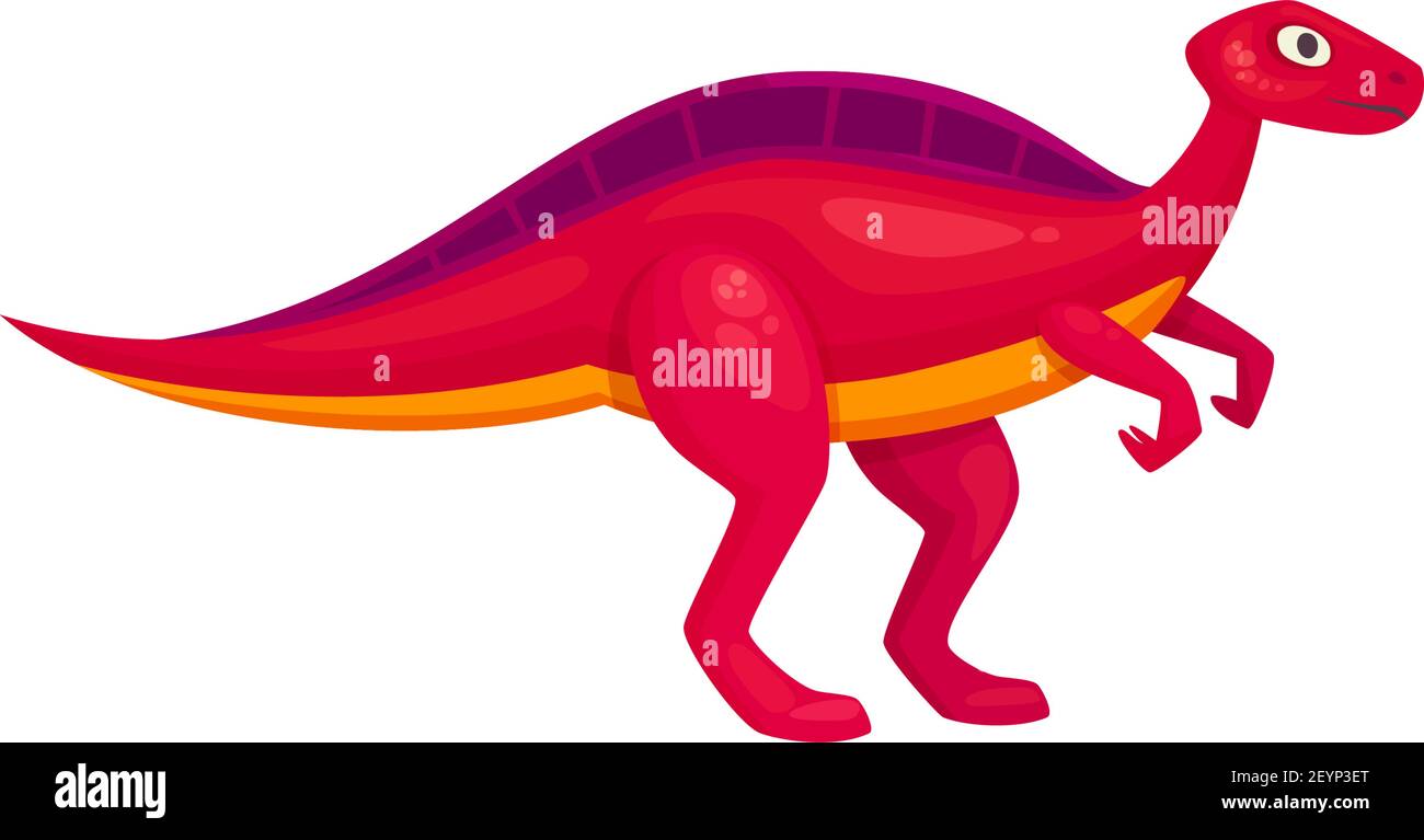 Rosa Dinosaurier t-rex isoliert Raptor. Vektor prähistorische Tier, Cartoon Dino Maskottchen Stock Vektor
