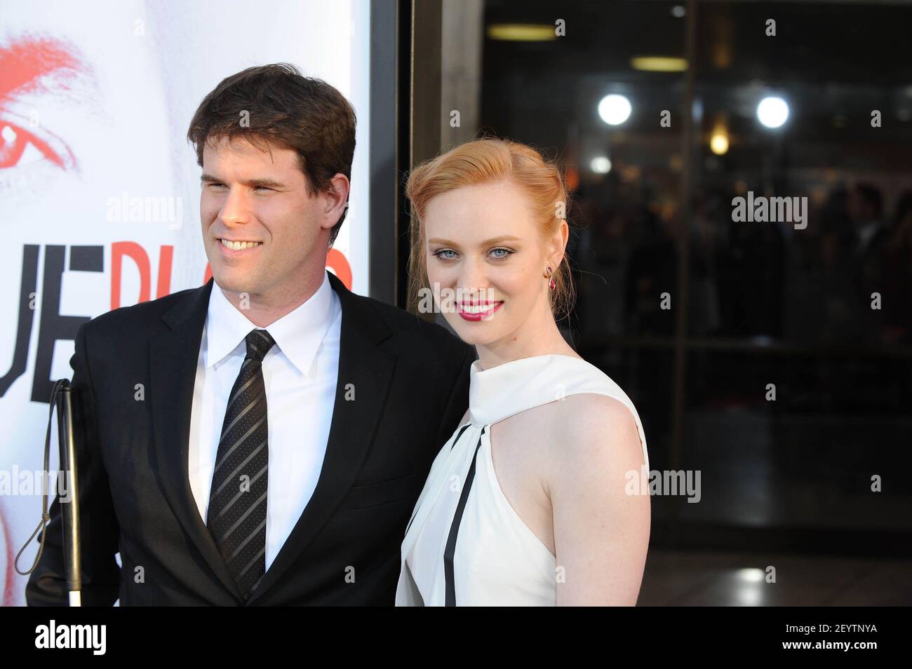 Deborah Ann Woll und Edward 'E.J.' Scott. 30. Mai 2012, Hollywood, Kalifornien. Premiere von HBO „True Blood“ in der Saison 5. Foto: Giulio Marcocchi/Sipa USA. Stockfoto