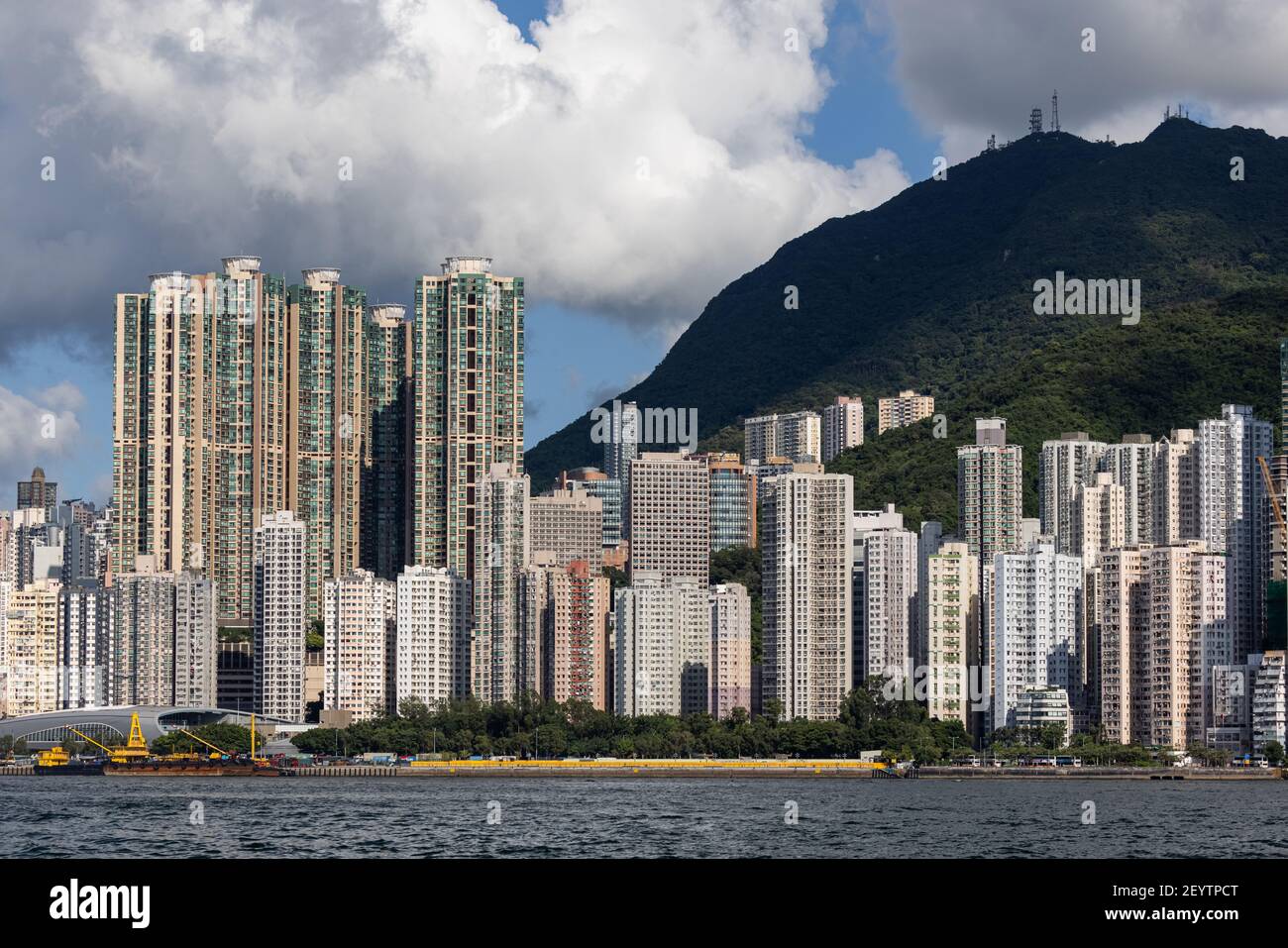 Private Gehäuse von Hong Kong - Western Stockfoto