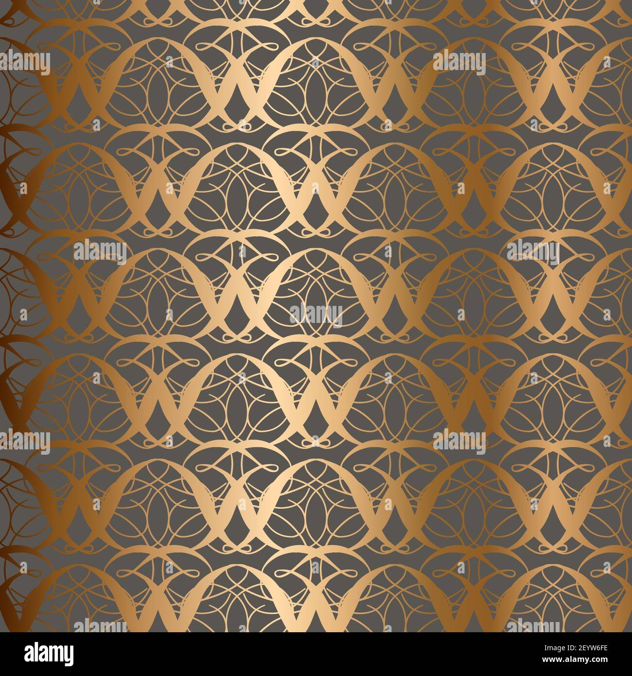 Nahtlose vintage goldenen Hintergrund. Vektor für textiles Design. Stock Vektor
