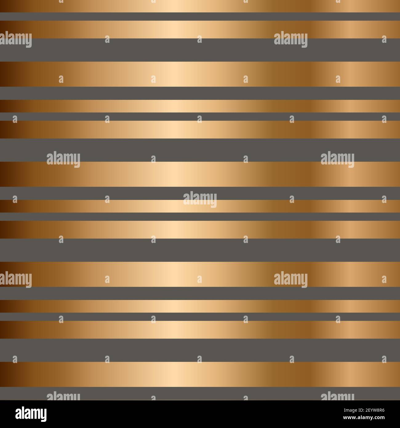 Vektor-Streifen nahtloses Muster mit goldenen horizontalen Streifen. Farbenfroher Hintergrund. Geschenkpapier. Print für Innenarchitektur und Stoff. Kinder Backgr Stock Vektor