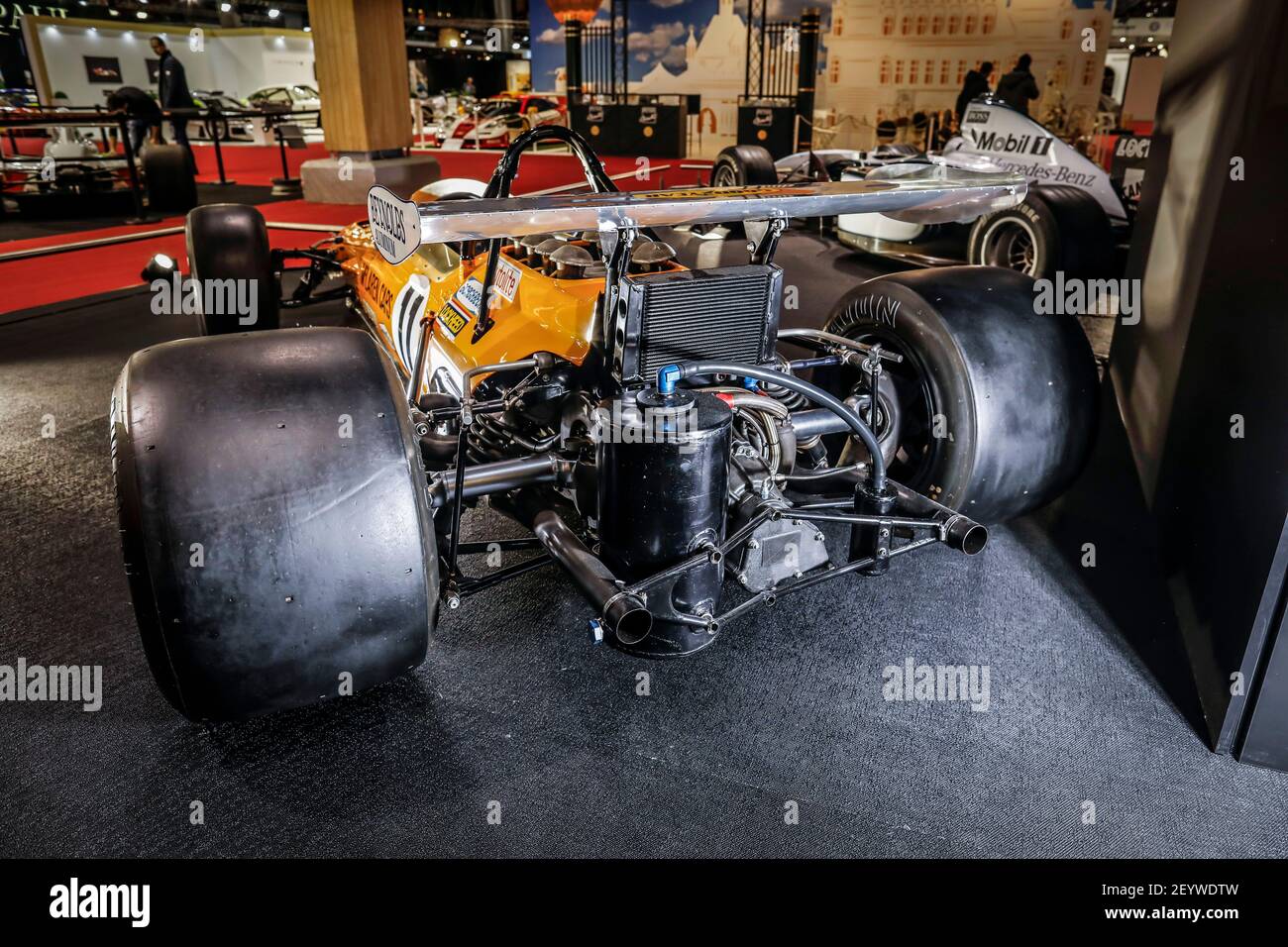 McLaren M14D 1970 Stand Richard MILLE während der Retromobile Show, vom 5. Bis 10. Februar 2019 in Paris, Frankreich - Foto Francois Flamand / Gregory Lenormand - DPPI Stockfoto