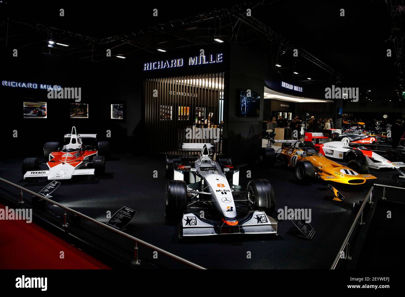 McLaren MP4/13 F1 während der Retromobile Show, vom 5. Bis 10. Februar 2019 in Paris, Frankreich - Foto Florent Gooden / DPPI Stockfoto