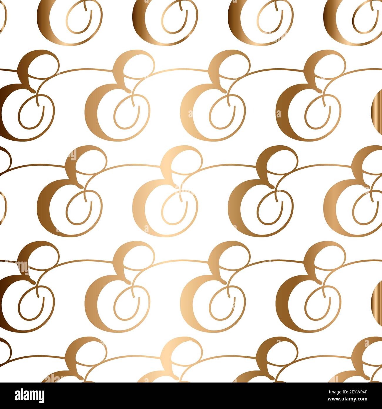 Nahtlose goldene Vintage Hintergrund. Vektor für textiles Design. Stock Vektor