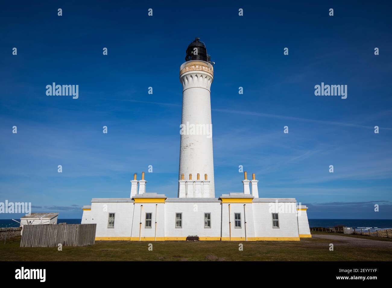 Covesea Lighthouse in Lossiemouth, Schottland Stockfoto