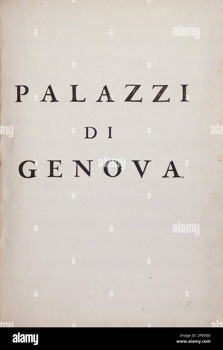 Pierre Paul Rubens - Palazzi di Genova, Band II - I. Stockfoto