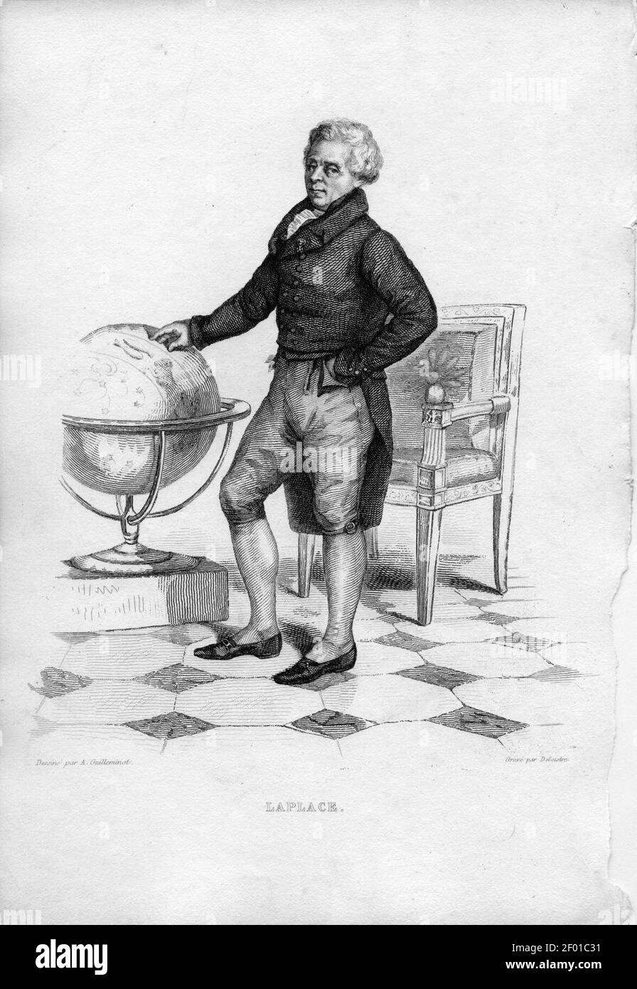 Pierre-Simon de Laplace. Stockfoto Pierre-Simon de Laplace. Stockfoto